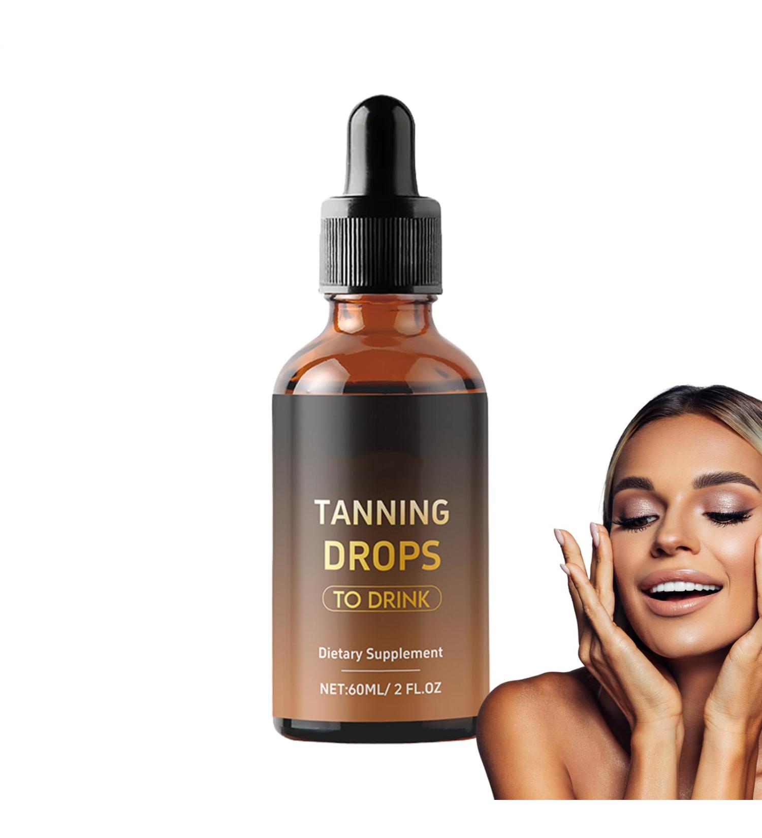 Tanning drops to drink Sunless Tanniing Solution Glow Dropss Tans Drinkable Tanning Mix Naturally Boost Melannin Drinkable Tanning Drop Reduce Tanning Time - Buy Online on GoSupps.com