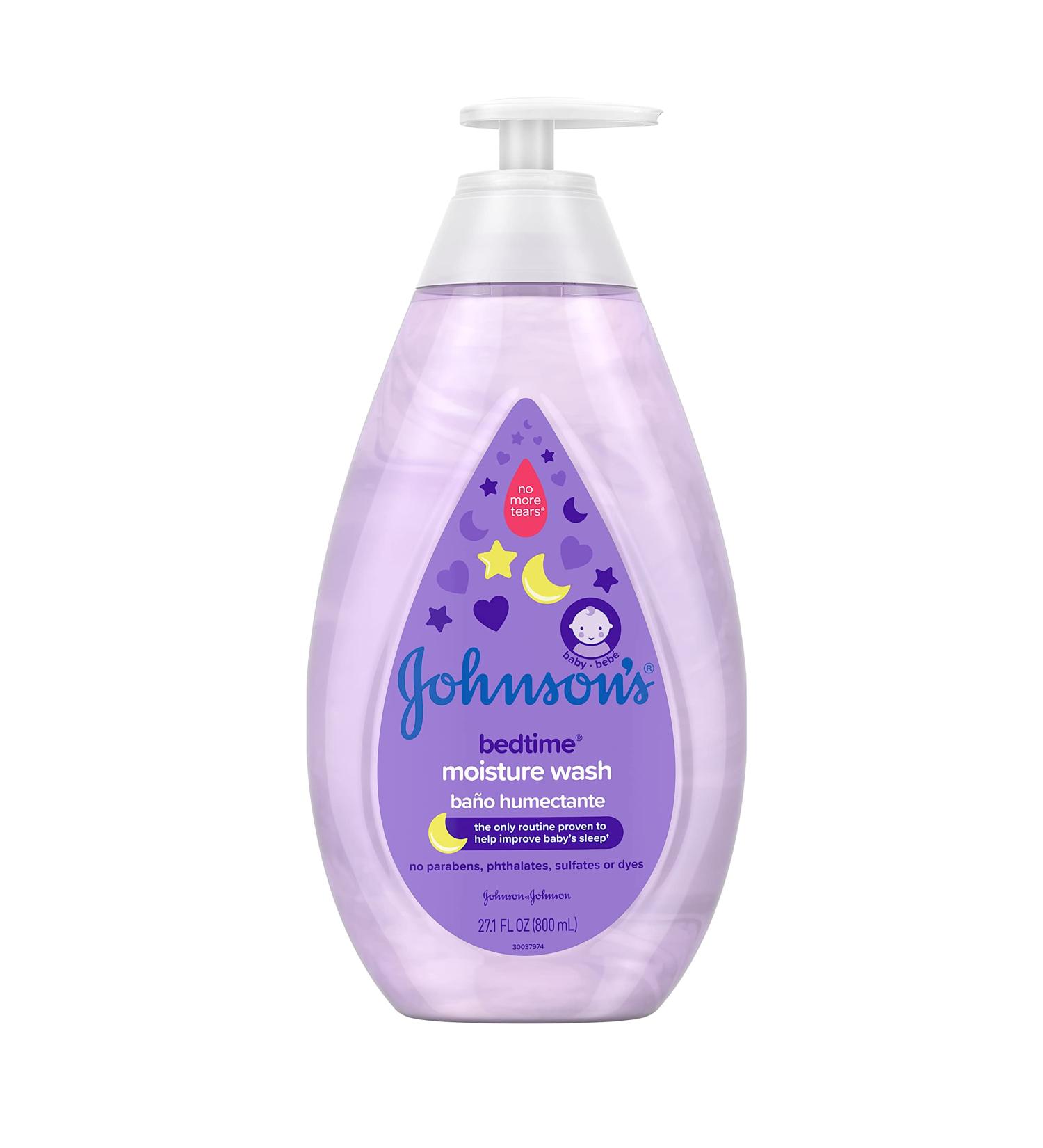 Johnson's Tear-Free Bedtime Baby Moisture Wash 27.1 fl. oz - Soothing Natural Calm Aromas - Buy Online on GoSupps.com