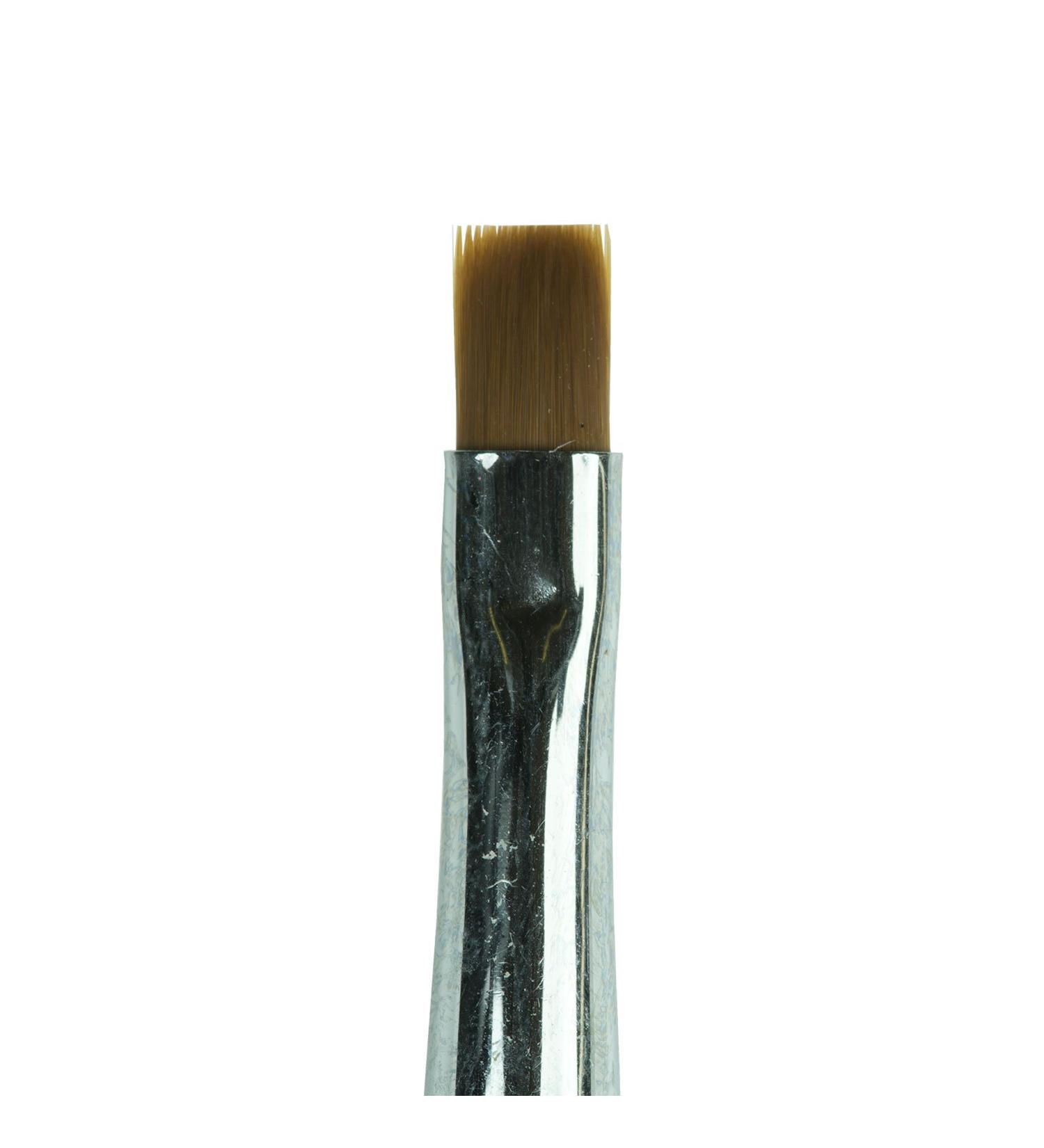 N&BF Profi gel brushes rhinestones pink size 4 |Nagel Studio brush red marten hair |NailArt brush for nail design |Kolinsky Brush Acryl & Gel Modelagen |Premium real hair brush