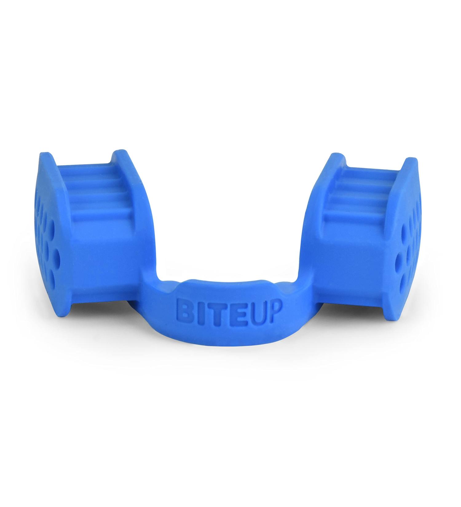 California Designed BITEUP Jawline Exerciser - Tone & Strengthen Face & Neck Muscles - FDA Food Grade Silicone - Beginner Blue - Buy Online on GoSupps.com