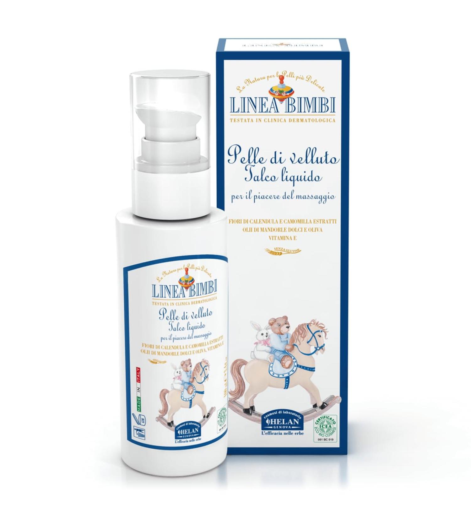 LINEA BIMBI PELLE DI VELLUTO TALCO LIQUIDO 100 ML
