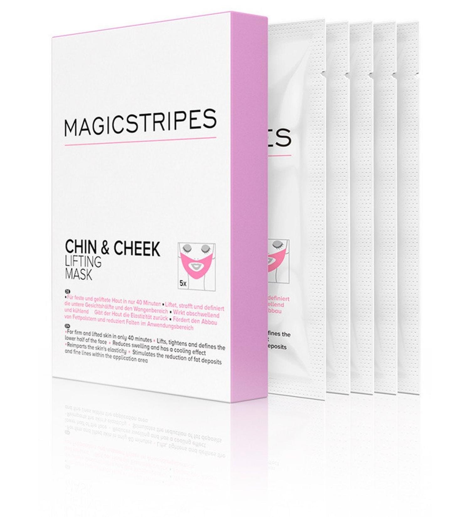 Buy Magicstripes Chin Plus Cheek Lifting Mask - 5 Pieces for International Shipping | Enhance Your Beauty Routine - Buy Online on GoSupps.com
