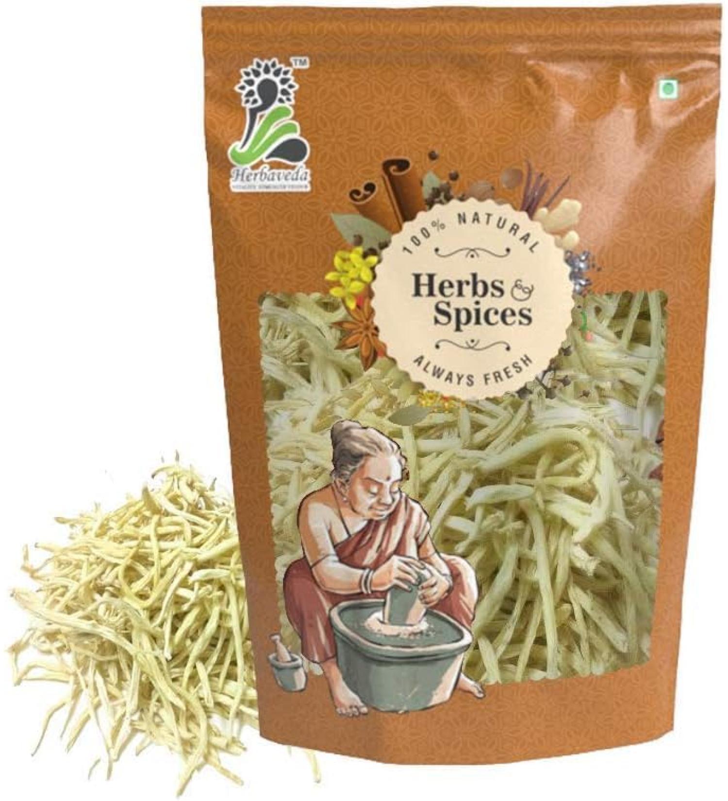 NIGHT NACHT Natural Safed Musli Root 100g Chlorophytum Borivilianum Improves strength