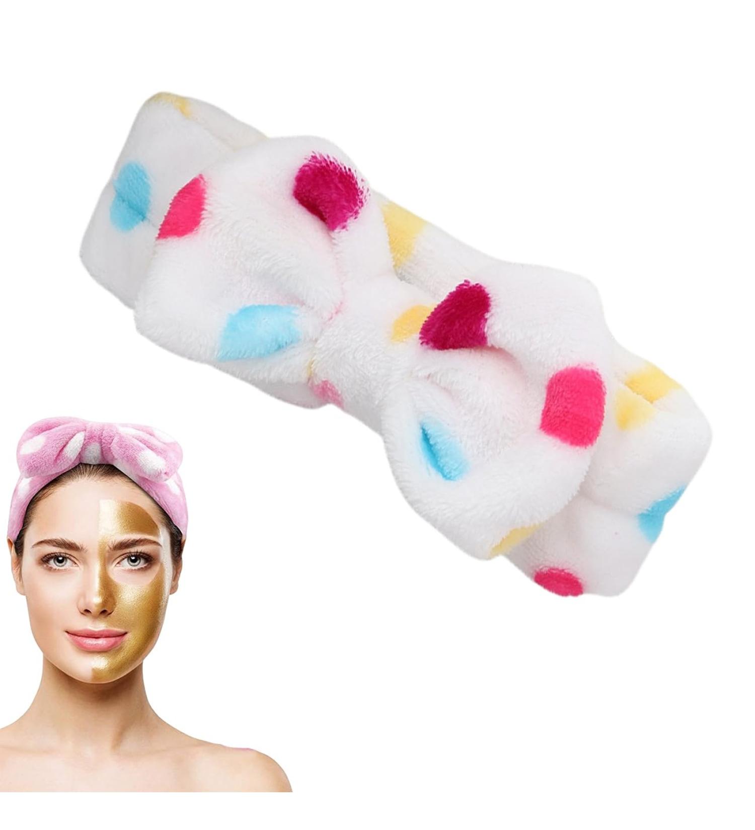 Traziewell Spa Headbands for Women Fluffy Headband for Washing Face Elastic Bowknot Hair Band Microfiber Elastic Ladies Head Band for Makeup Shower Sports Hair Band for Washing Face HB000215 - Buy Online on GoSupps.com