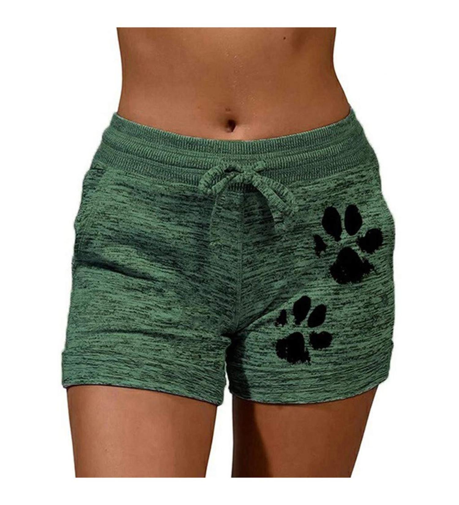 Ronony women shorts sport jogging pants for women running shorts sports shorts yoga short pants sweatpants shorts shorts pajamas for fitness running yoga hiking gym xxl 01#green