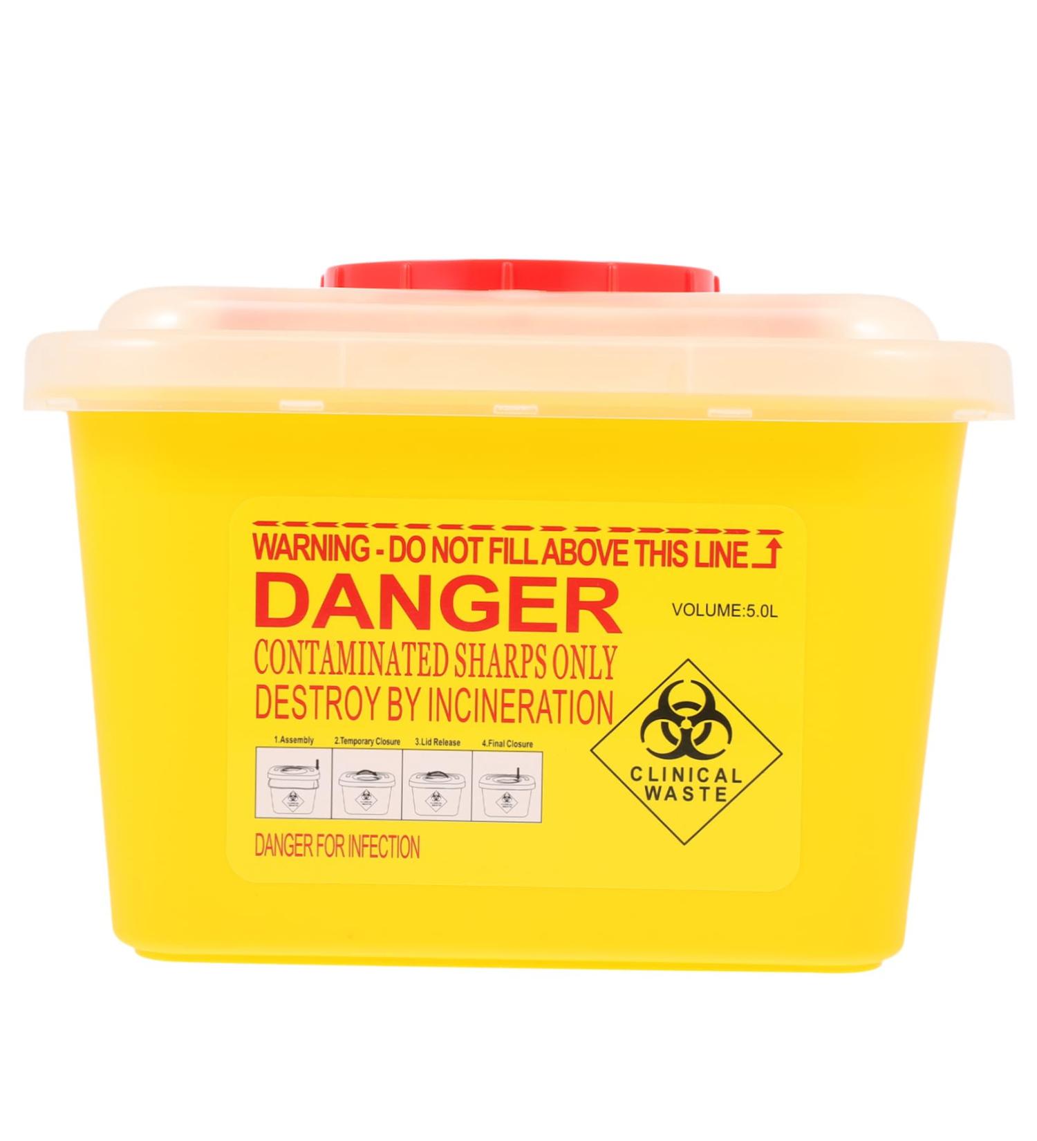 Buy Iwowhero Compact Container Recycling Box for Razor Blades & Cannula - Safe Storage for Broken Blades | International Shipping - Buy Online on GoSupps.com