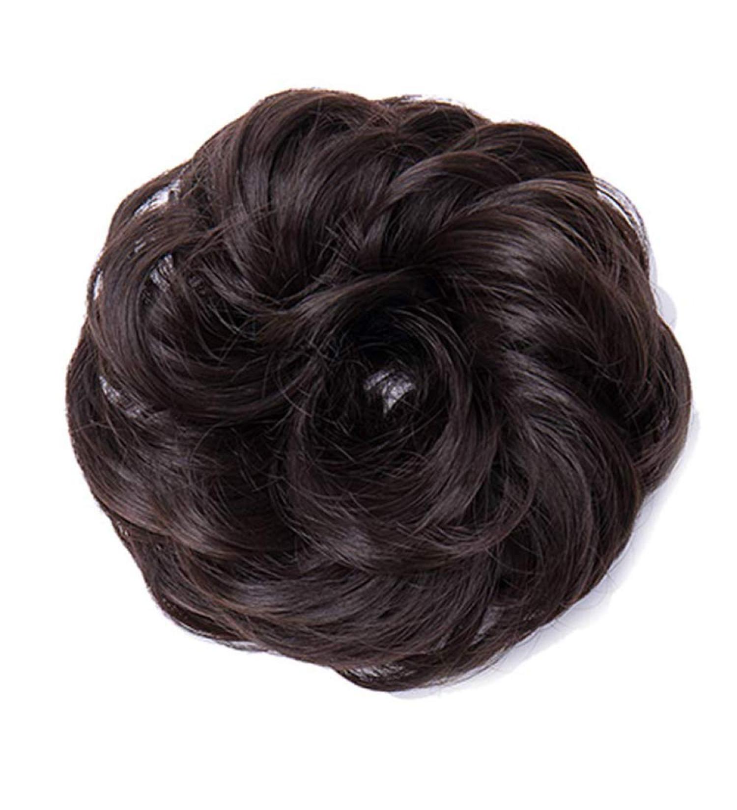 SEGO Voluminous Hairpiece Bun Hair Tie - Medium Brown Hair Extensions #M4 for Stunning Updos - Buy Online on GoSupps.com