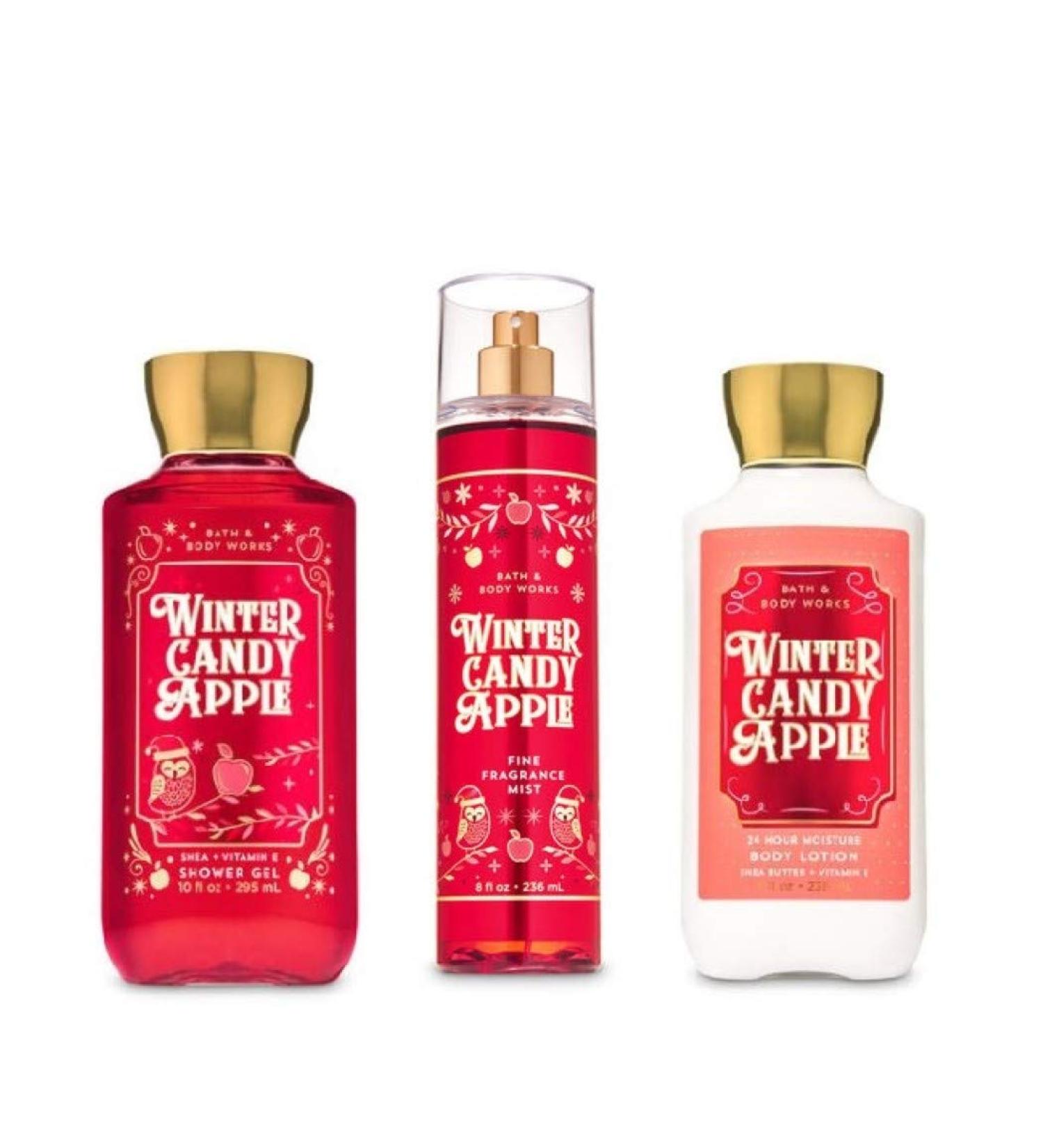 Buy Bath and Body Works Winter Candy Apple Daily Trio | Shower Gel Fragrance Mist & Lotion - 2019 Collection - International Shipping Available - Buy Online on GoSupps.com