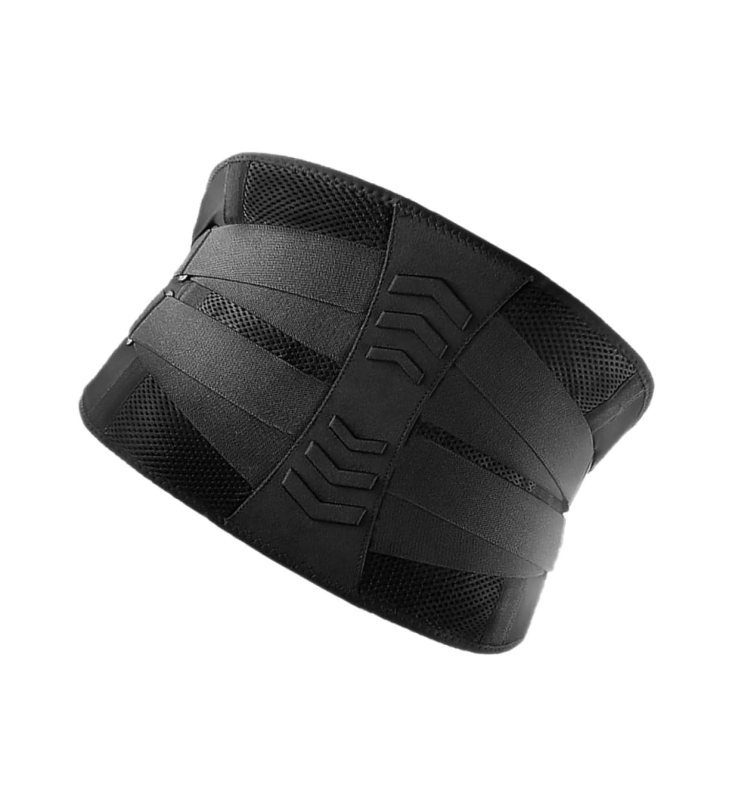 Buy Protection Sports Back Support Brace for Home Fitness - Breathable Nylon Support for Men & Women - 110x22CM - Black - Buy Online on GoSupps.com
