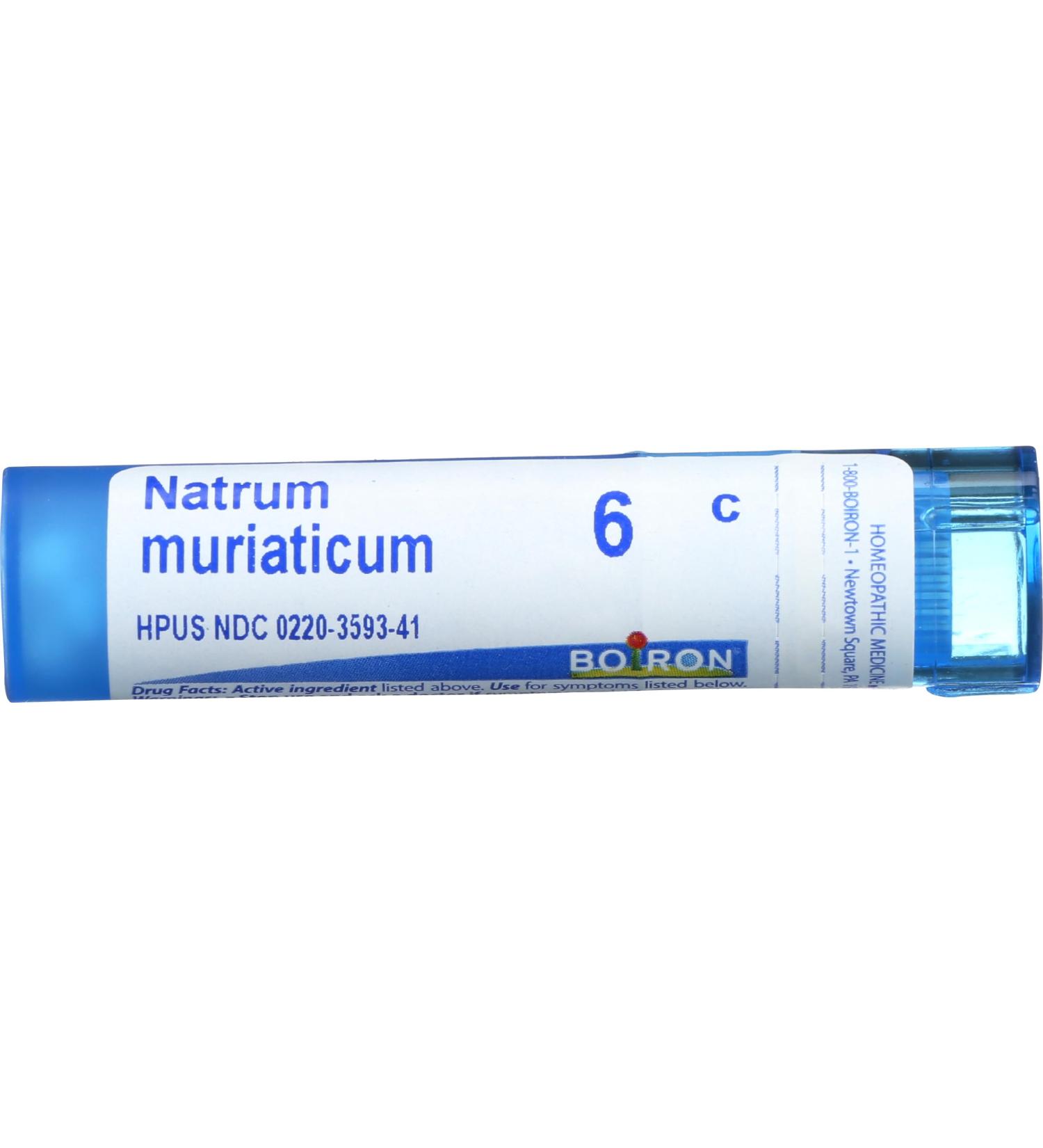 Buy BOIRON Natrum Muriaticum 6C - 80 CT | Fast International Shipping - Homeopathy Remedies - Buy Online on GoSupps.com