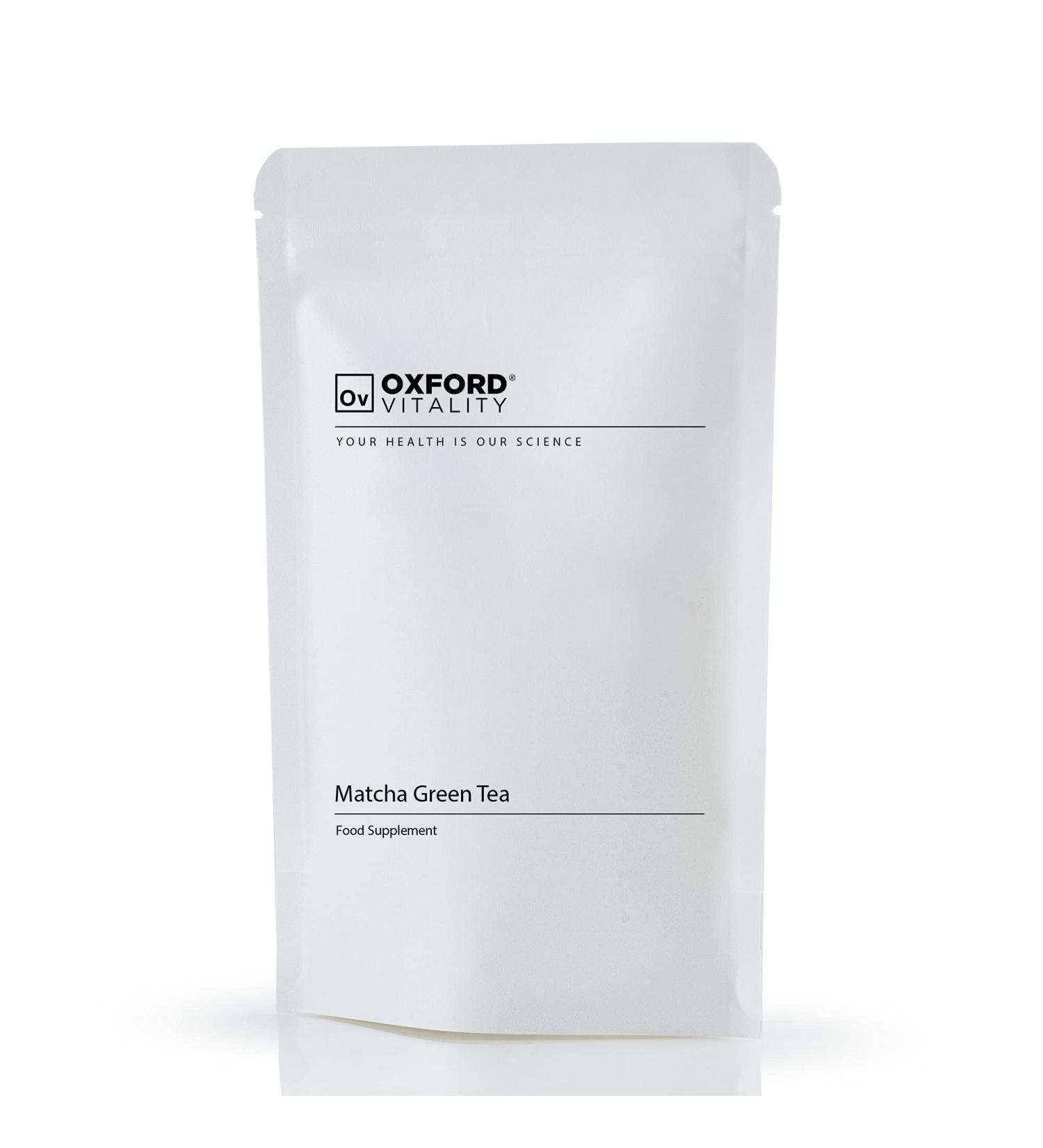 Matcha Green Tea Capsules | Non-GMO | Vegan | Rich in Polyphenols | Premium Quality | UK Made | Oxford Vitality (120 Capsules) - Buy Online on GoSupps.com