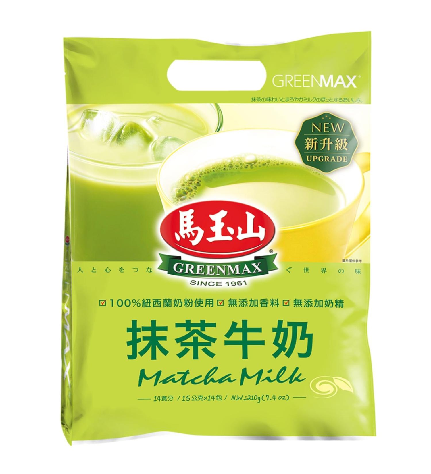 Matcha au Lait Instantan 210g (15g x 14)/Sachet et Th au Lait Thai Instantan 240g (20g x 12)/Sachet - Livraison Gratuite France (1 sachet Matcha au lait) Matcha au lait 210 g (Lot de 1)