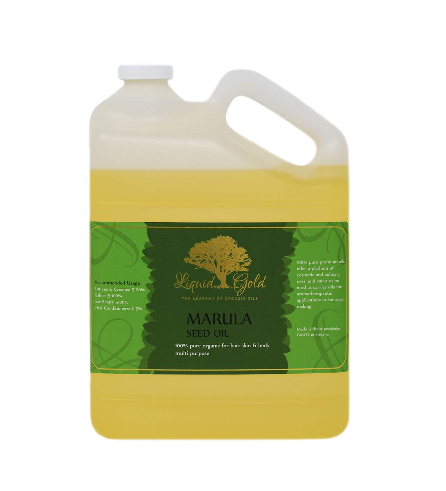 1 Gal Premium Marula Oil - 100% Pure Cold Pressed Organic - International Shipping Available - Buy Online on GoSupps.com