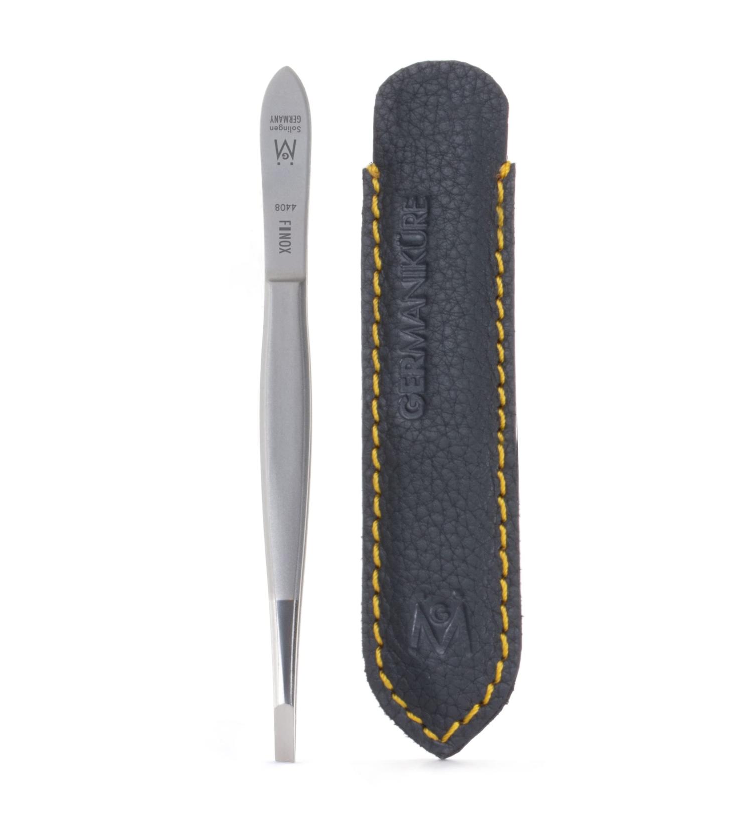 GERMANIKURE Arched Claw Tweezers in Leather Case - Handcrafted in Solingen, Germany - Buy Online on GoSupps.com