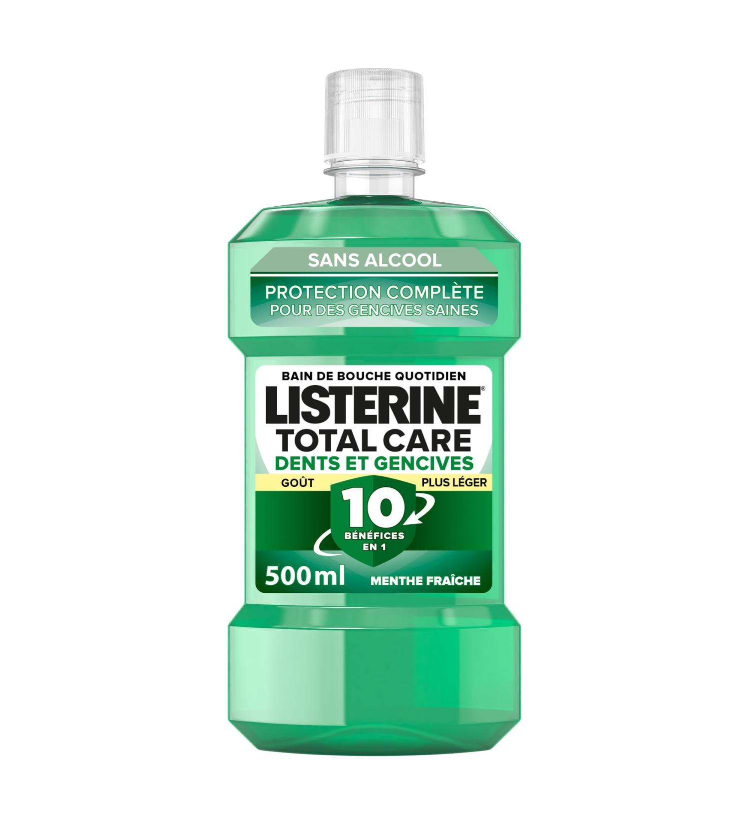 Listerine | Total Care Mouthwash for Teeth and Gums (500 ml bottle) - Buy Online on GoSupps.com