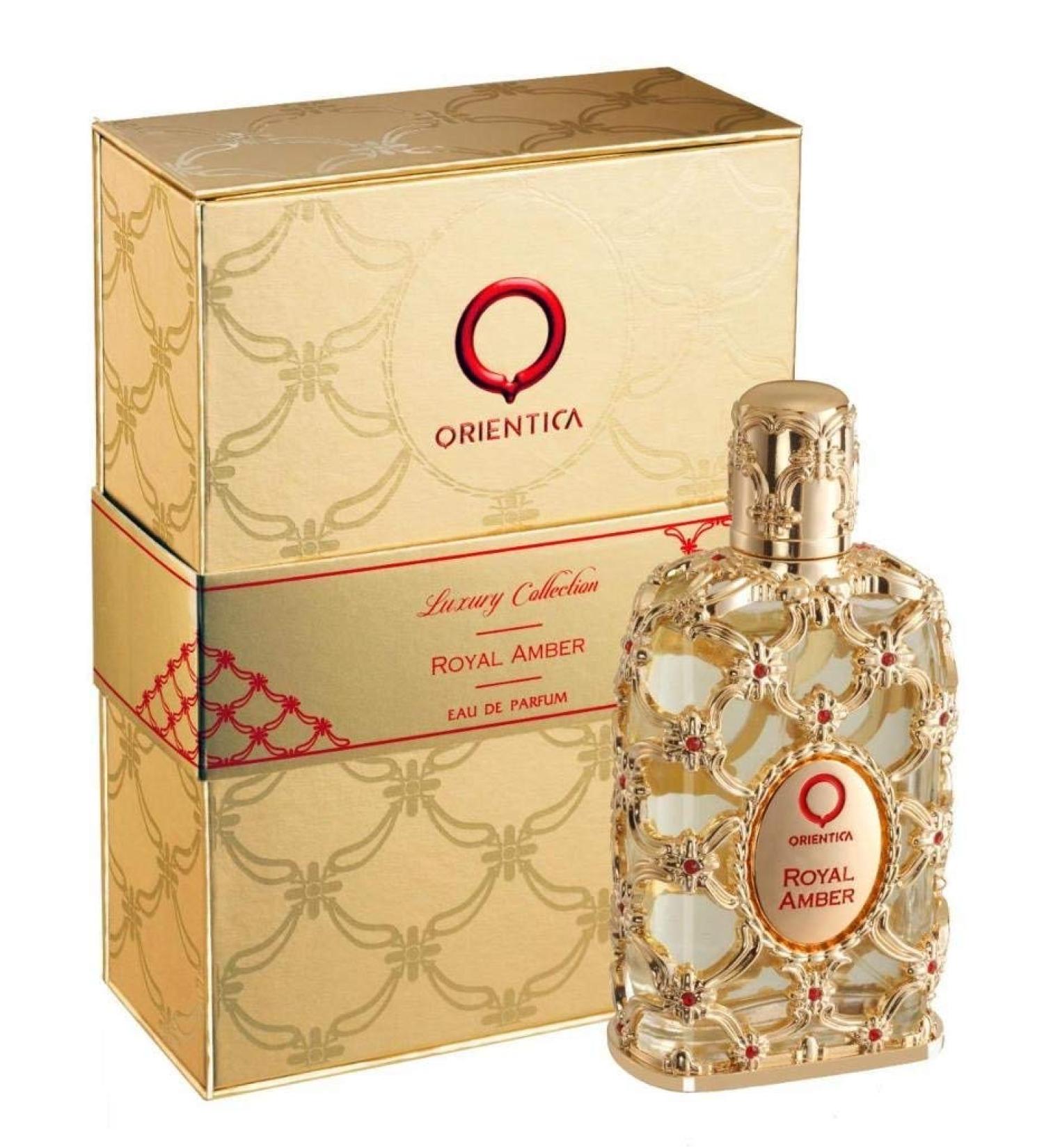 Orientica Luxury Collection Royal Amber for Unisex Eau de Parfum Spray 2.7 Ounce 2.7 Fl Oz (Pack of 1) Parfum Spray