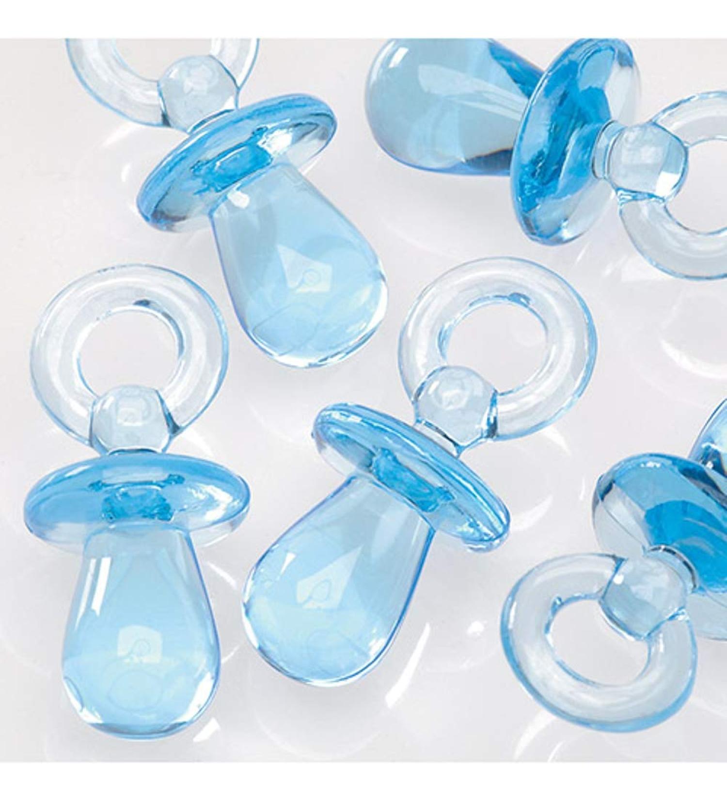 Dazu - Mini Baby Pacifier - Baby Blue-12 x 22mm - 100 pieces
