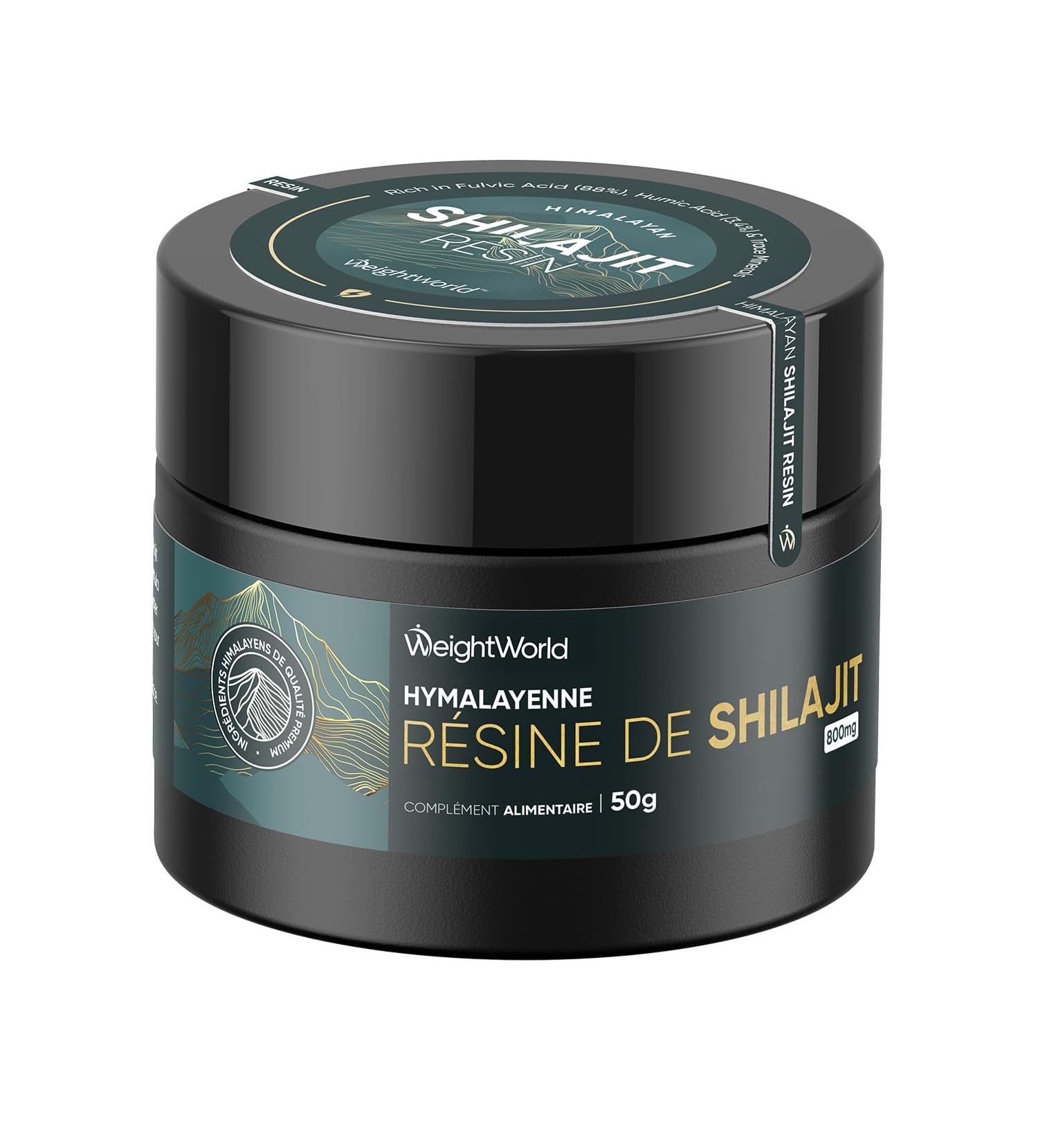 R sine de Shilajit 50g Shilajit Himalaya Enrichie en Ashwagandha Curcuma Musli Noir Source de +85 Oligo- l ments Complexe Ayurv dique 62 Portions Acide Fulvique (88%) Acide Humique (3 4%) - Buy Online on GoSupps.com