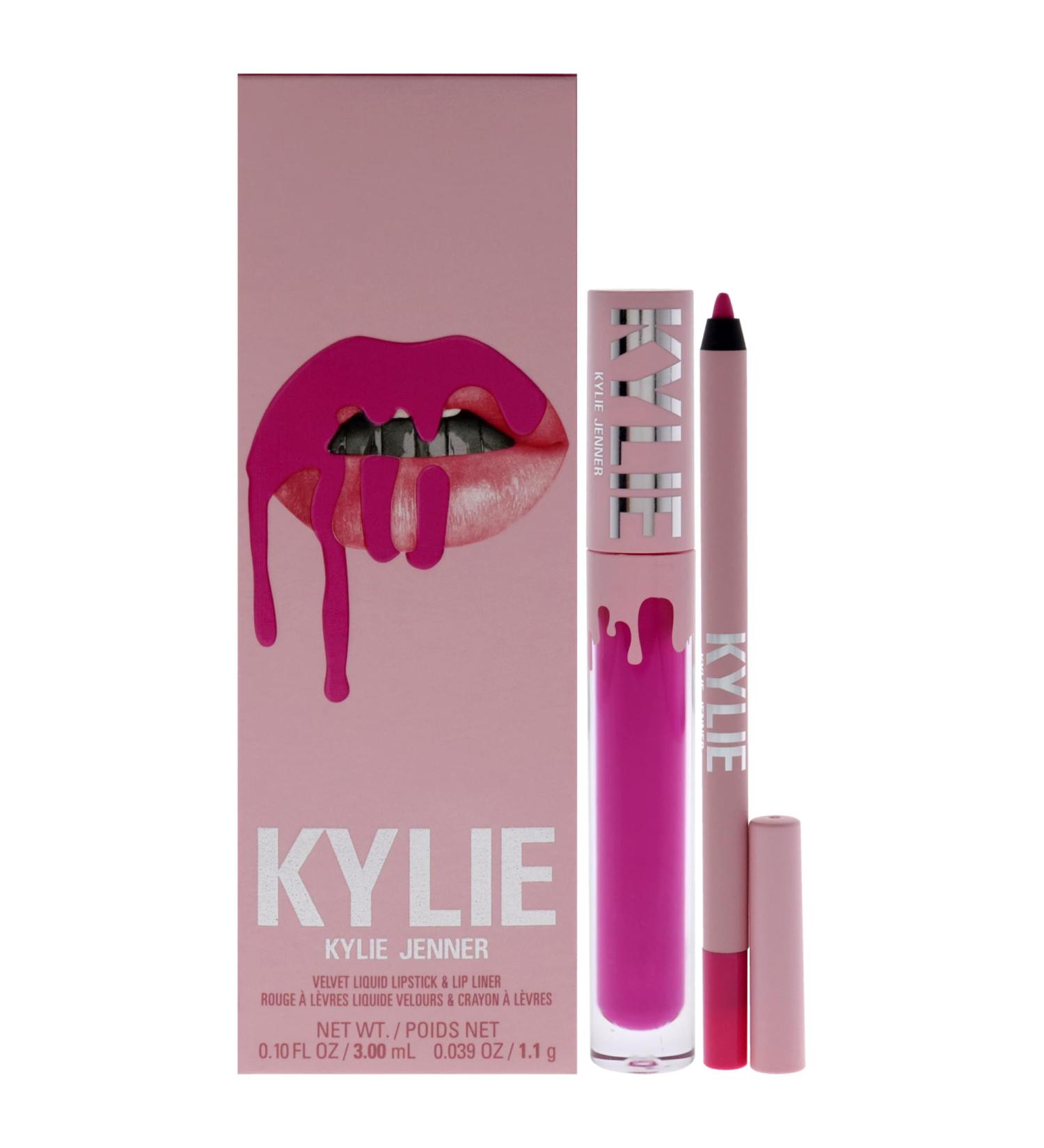 Kylie Cosmetics Velvet Lip Kit 306 Say No More - International Shipping | Buy 2 Pc Velvet Liquid Lipstick & Lip Liner Online - Buy Online on GoSupps.com