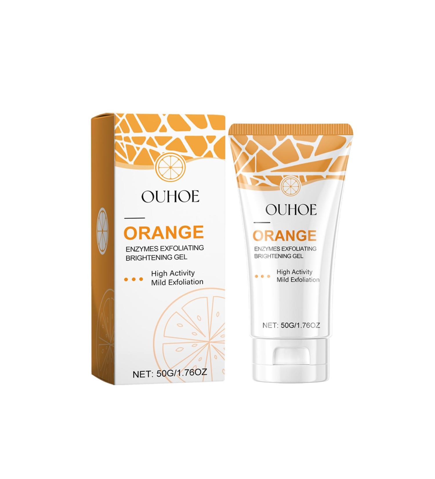 OUHOE Exfoliating Blackhead Gel Gentle Exfoliating Cleansing Gel Deep Purifying Pore Removal Blackhead Brightening Skin Tone - Buy Online on GoSupps.com