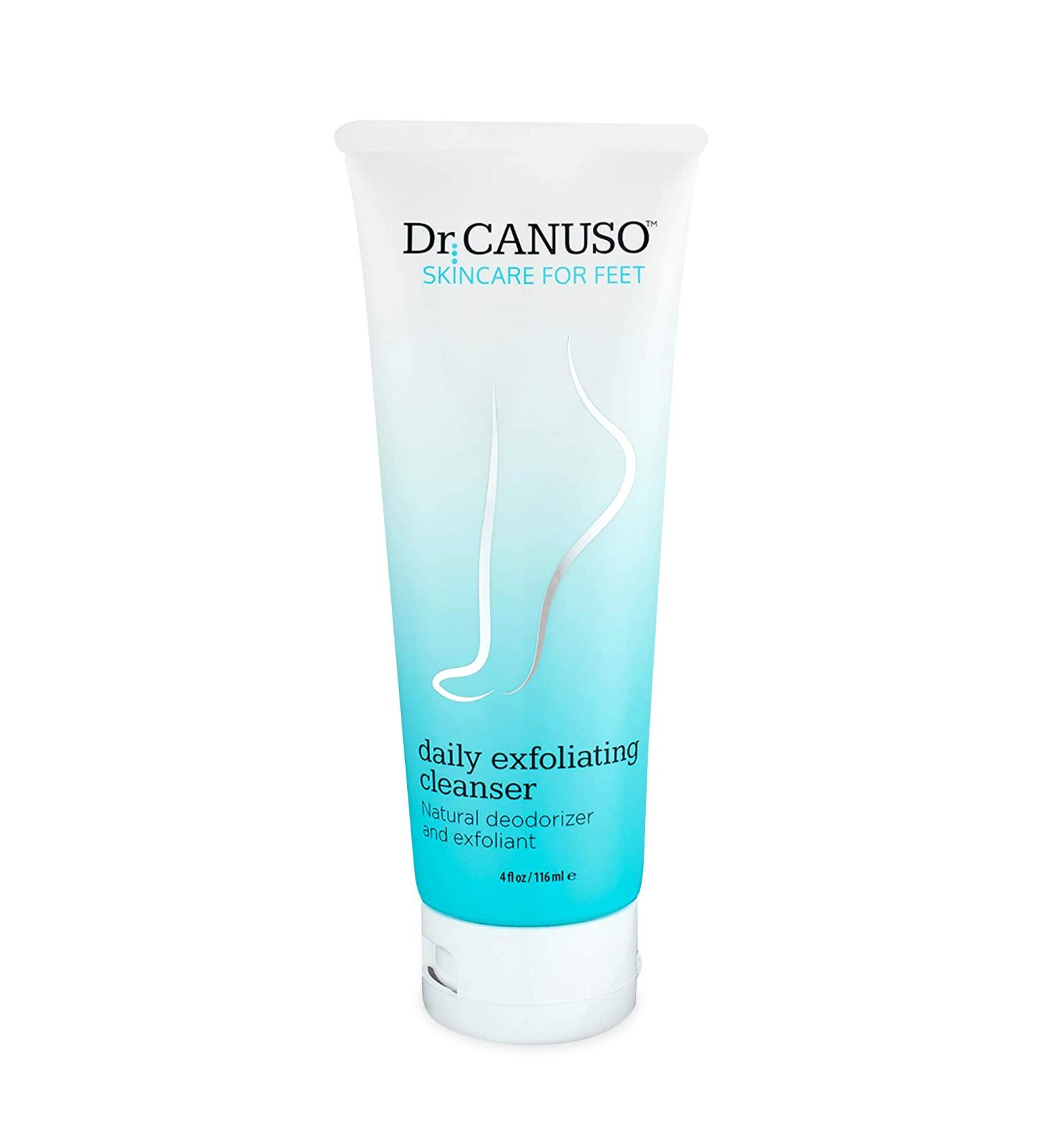 Daily Exfoliating Foot Scrub - Feet Care Deodorizer for Rough Heels & Cracked Skin - Buy Online on GoSupps.com