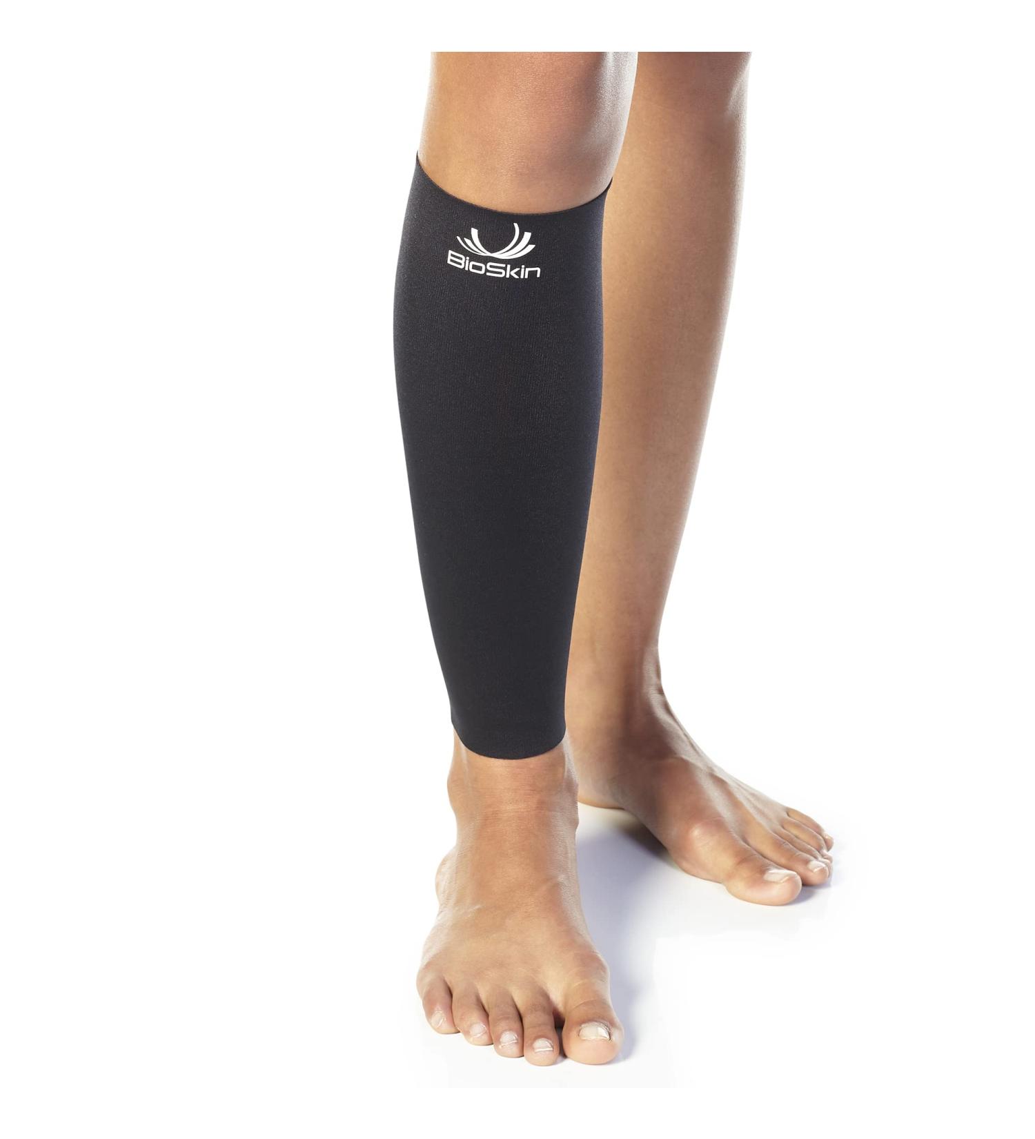 Buy BioSkin Calf Sleeve - Medical-Grade Compression for Shin Splints Pain Relief & Enhanced Performance | Hypoallergenic & Breathable (XXL - Buy Online on GoSupps.com