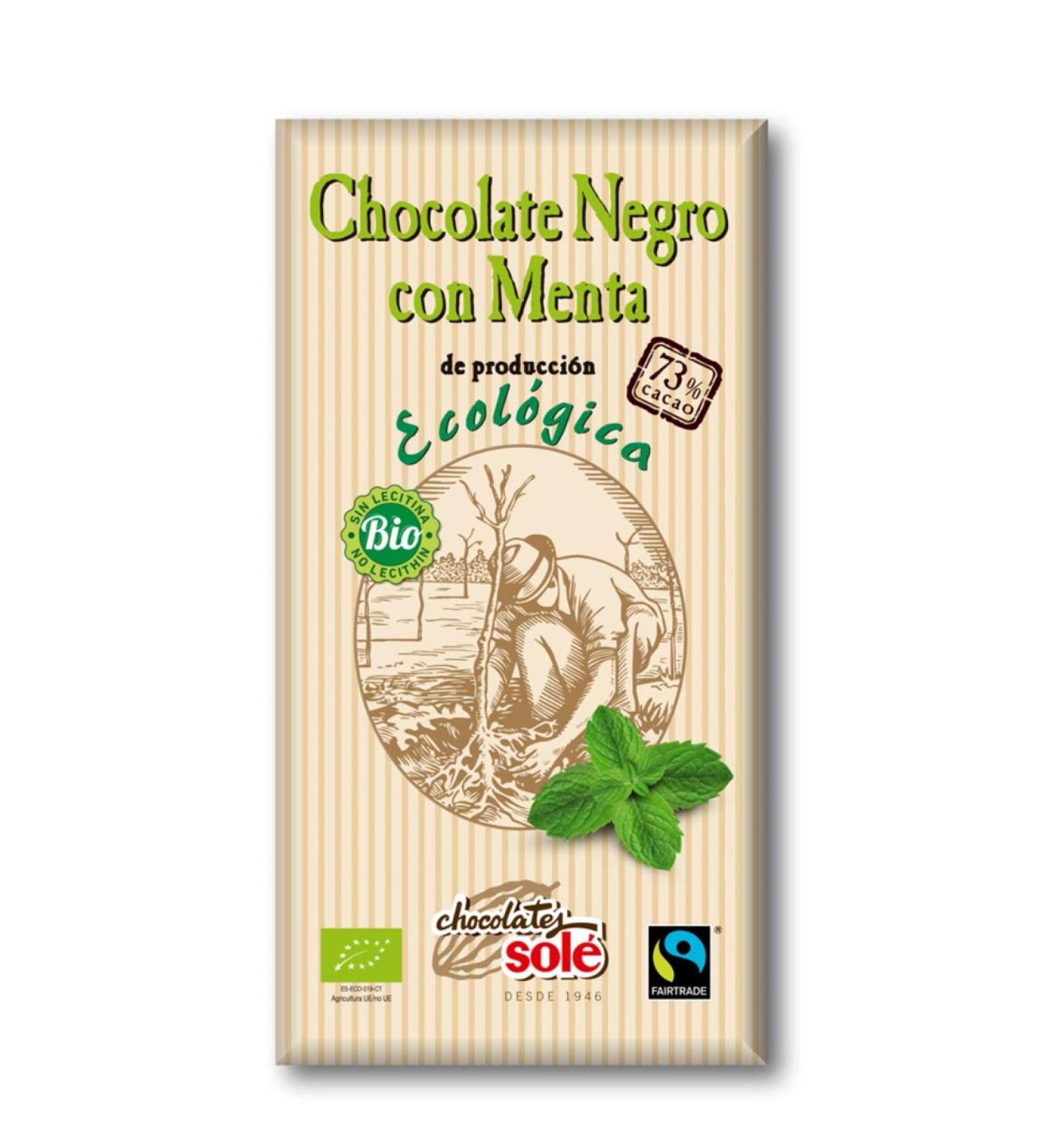  Mitoku 73% dark chocolate with mint 100g. - Buy Online on GoSupps.com