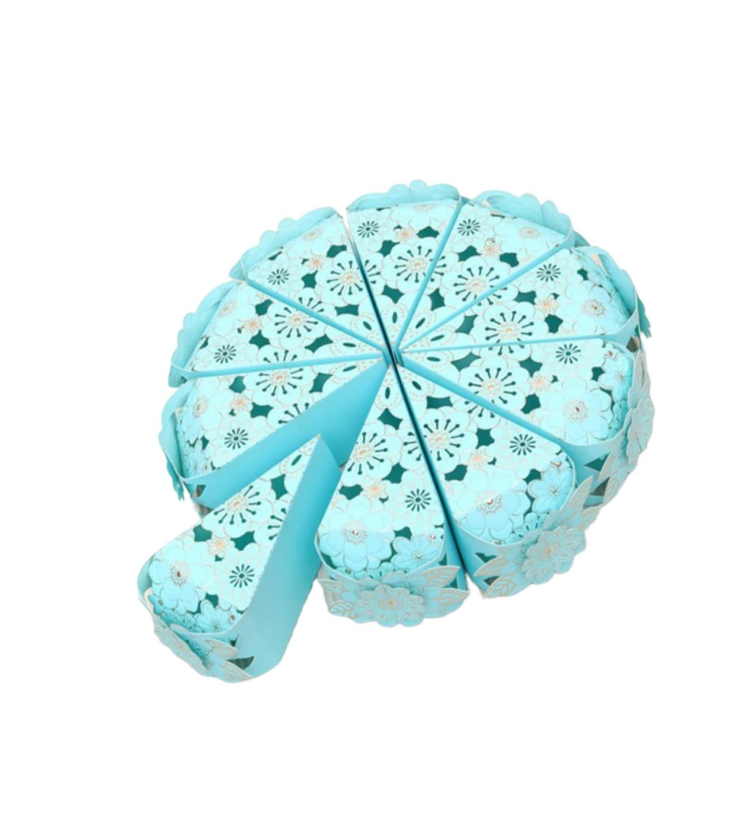 Zerodeko 10 Pcs Cake Boxes Creative Bridal Shower Cake Case Candy Weeding Cake Packaging Cases Wedding Carton - Buy Online on GoSupps.com