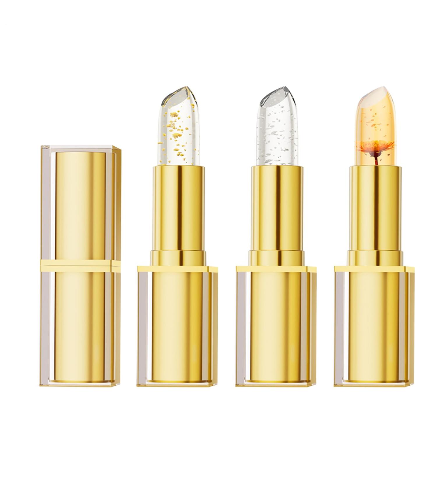 Transfer Free Color Changing Lipstick Moisturizing Color Changing Lip Balm 3 Pack Smudge Resistant Moisturizing Make Up Lipstick for Women Dating Commuting and Daily Use - Buy Online on GoSupps.com