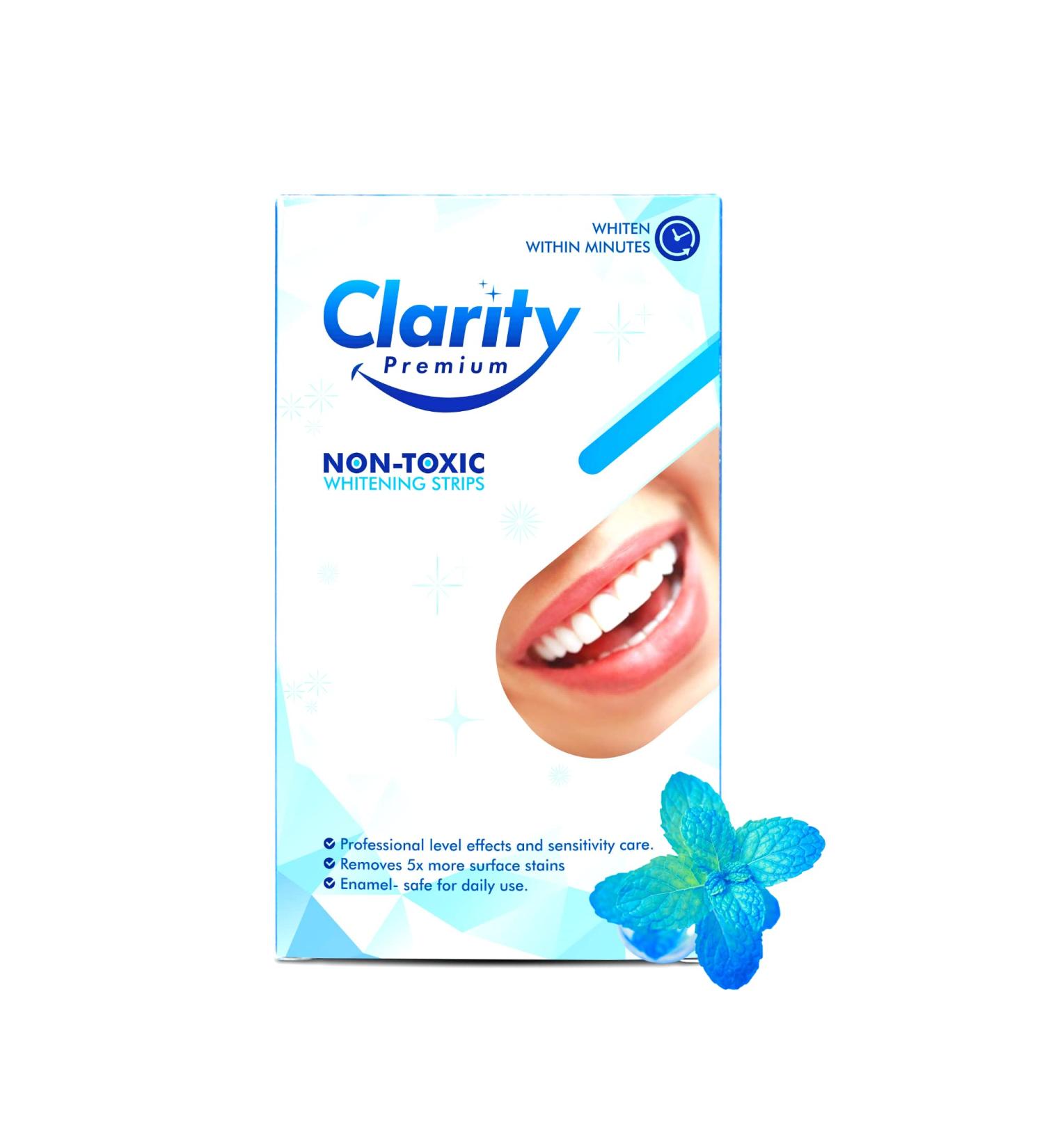 Sensitivity-Free Teeth Whitening Strips- 14 Treatments, 28 Whitening Strips - Non-Slip Grip Teeth Whitener by Dentists for Safe White Smile - Buy Online on GoSupps.com