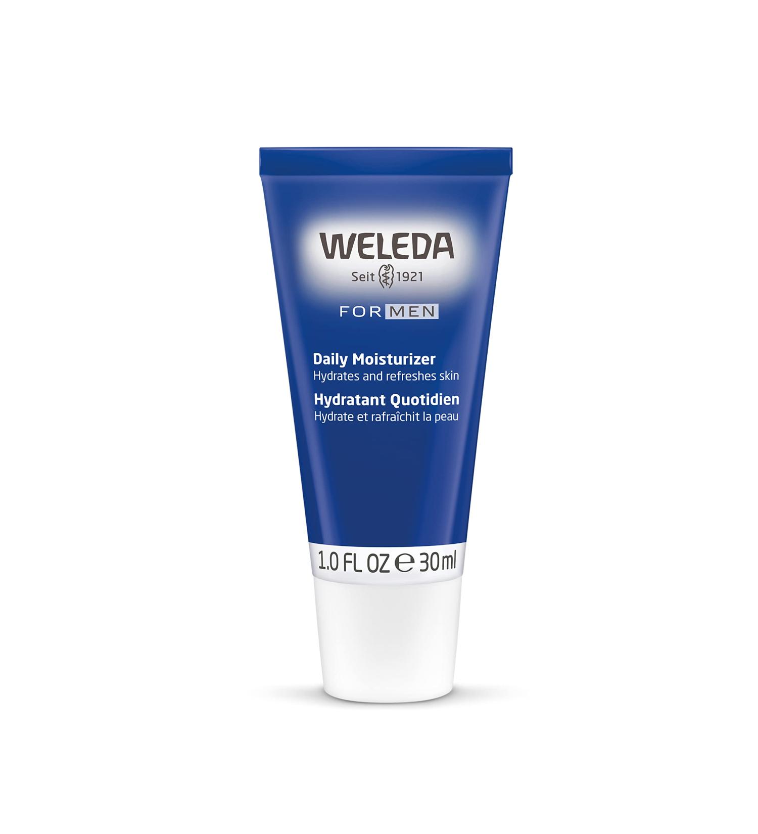 Weleda Moisture Cream for Men - Hydrating Facial Cream 1.0 fl oz (30 ml) - Buy Online on GoSupps.com