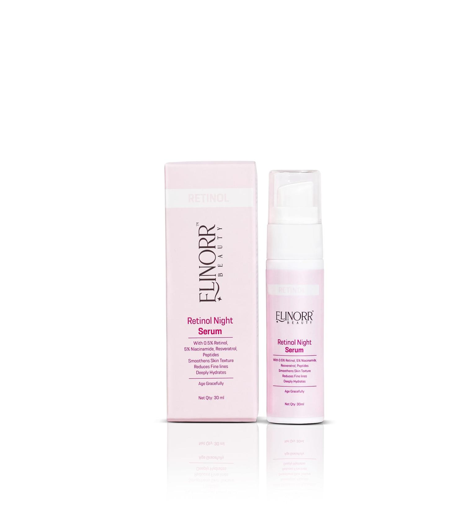 0.5% Retinol Face Serum for Anti Aging|Encapsulated Retinol Night Serum For Beginners| Reduces Fine Lines & Wrinkles | For All Skin Types| For Men & Women| 30ml