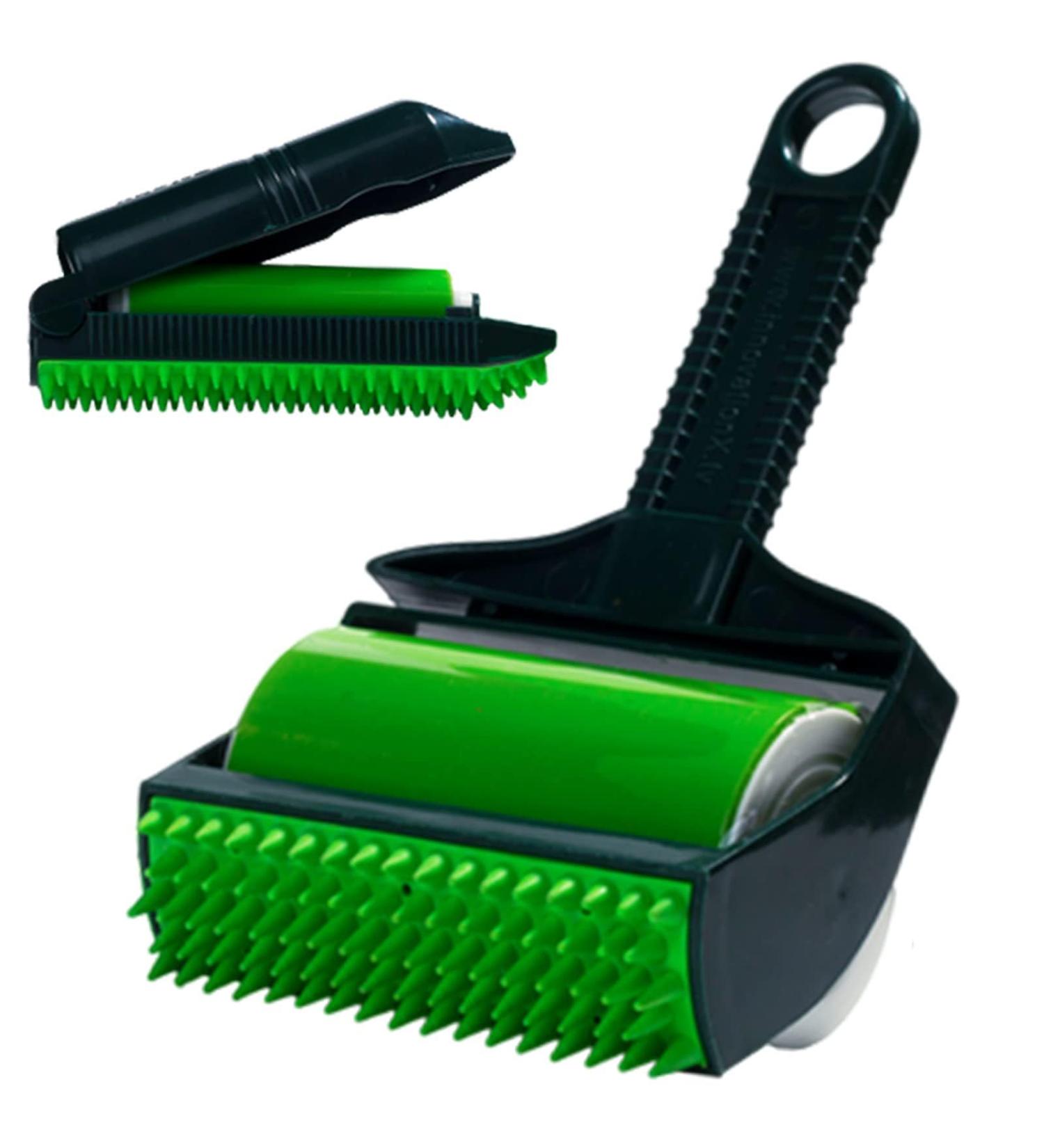 Portable Pet Hair Remover Sticky Roller - Washable Lint Cleaner for Clothes & Furniture - Buy Online on GoSupps.com