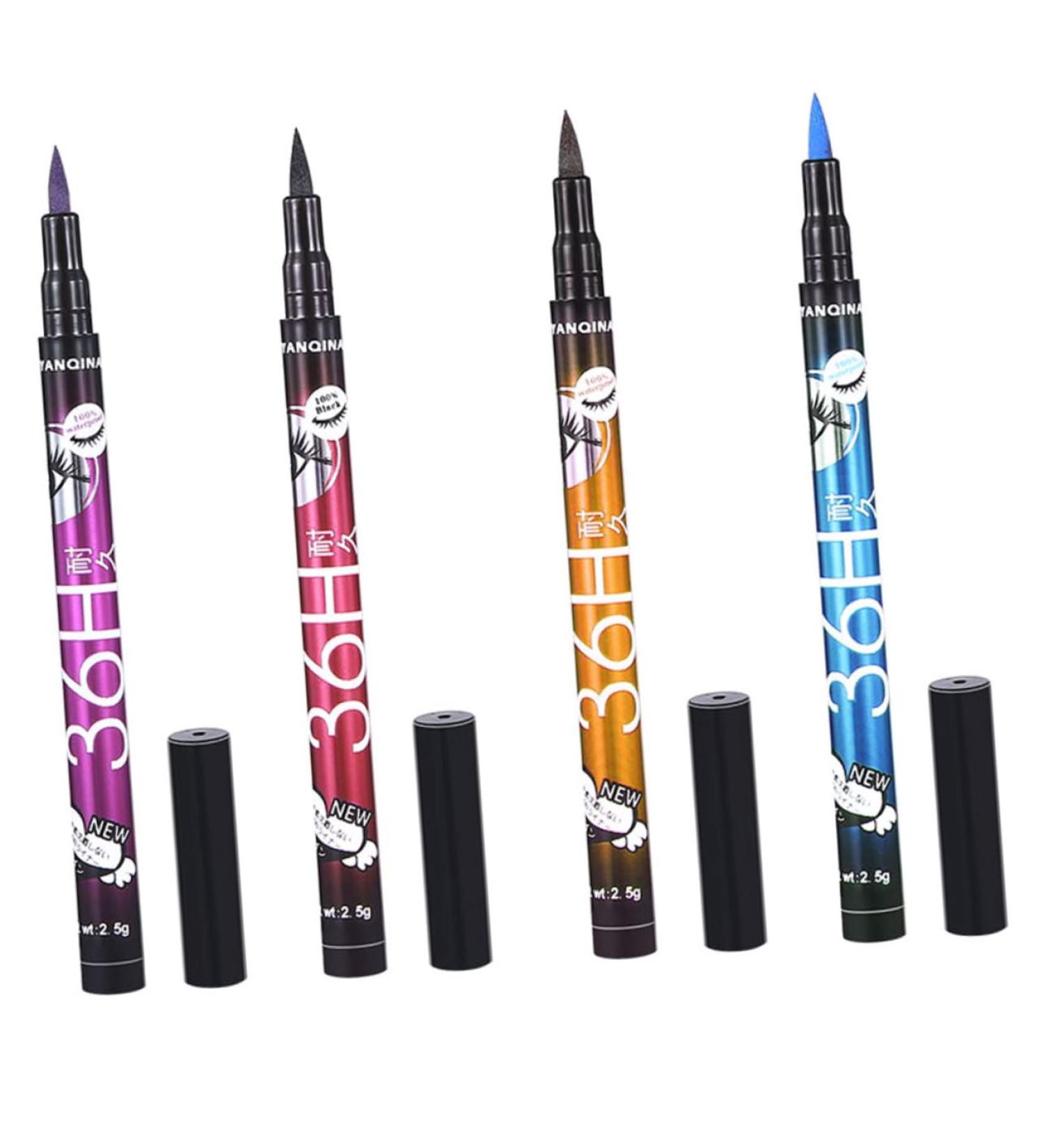 Beavorty Black Waterproof Eyeliner Liquid Eyeliner Women Eyeliner Colorful Eyeliner No Smudge Waterproof Pen 1 count (Pack of 1) As Shown - Buy Online on GoSupps.com