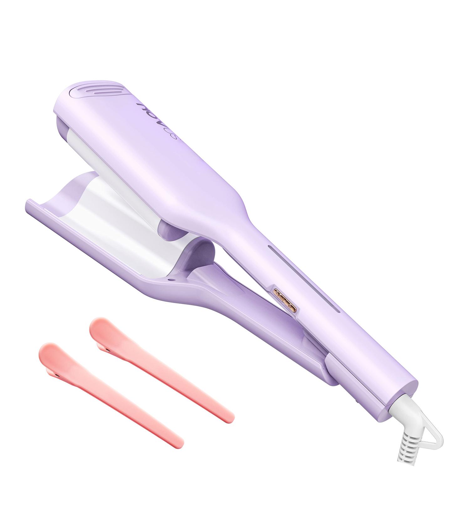 NOVUS 32MM Egg Roll Waving Iron Purple - Professional 2 Barrel Curling Iron - Buy Online on GoSupps.com