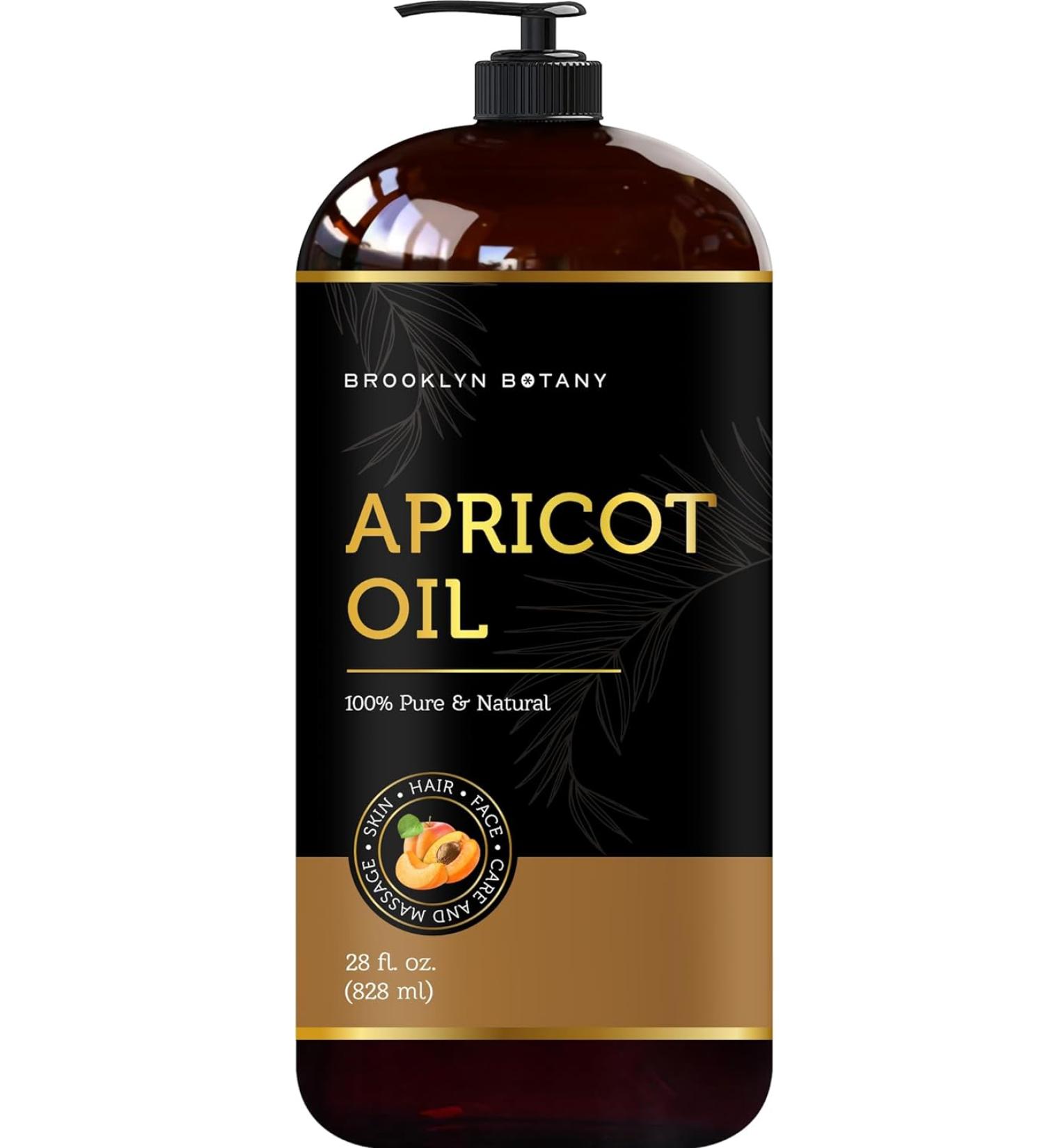 Brooklyn Botany Apricot Kernel Oil - 28 Fl Oz. - Buy Online on GoSupps.com