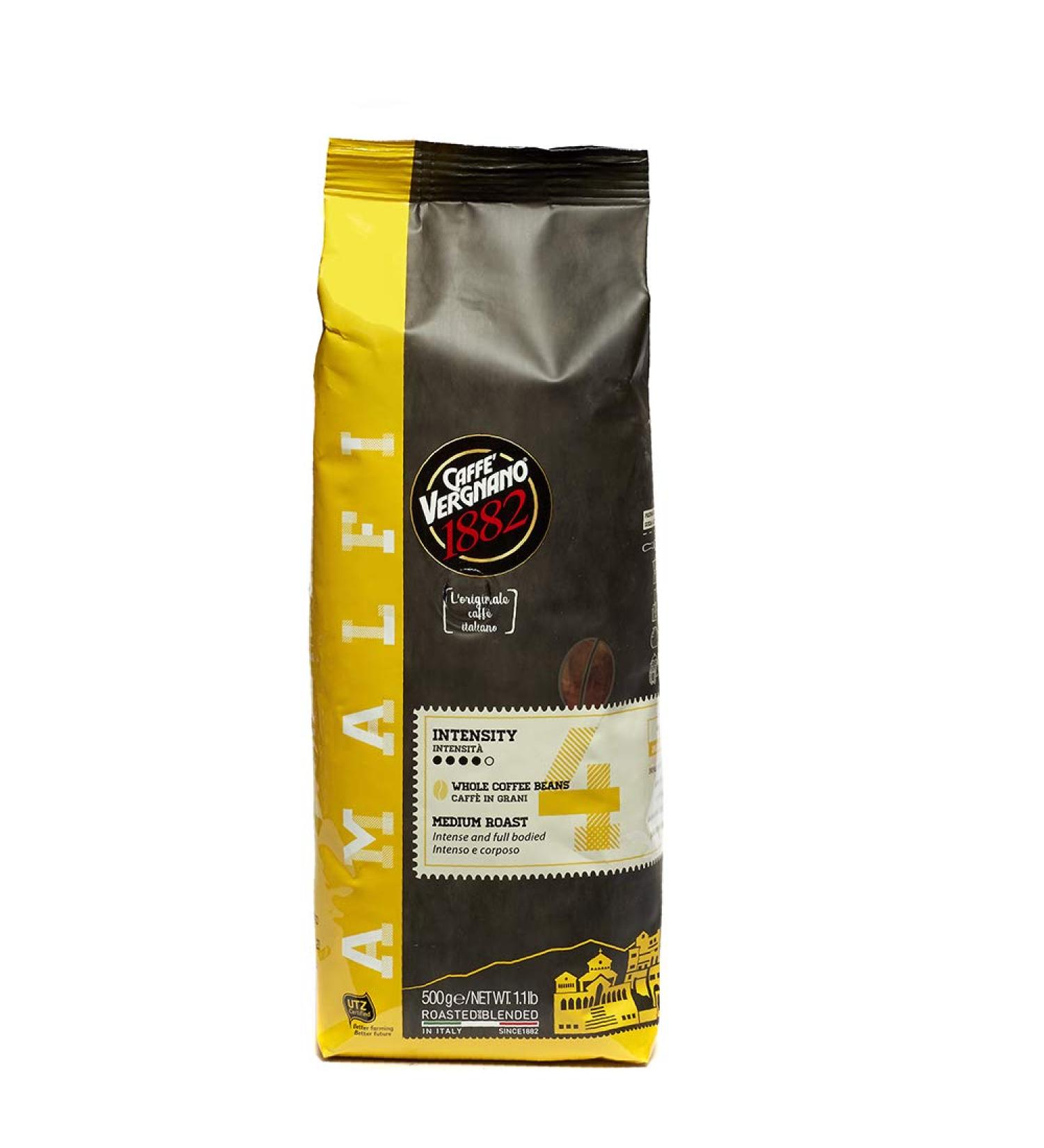 Caff Vergnano Amalfi Whole Bean 500 Grams - Buy Online on GoSupps.com