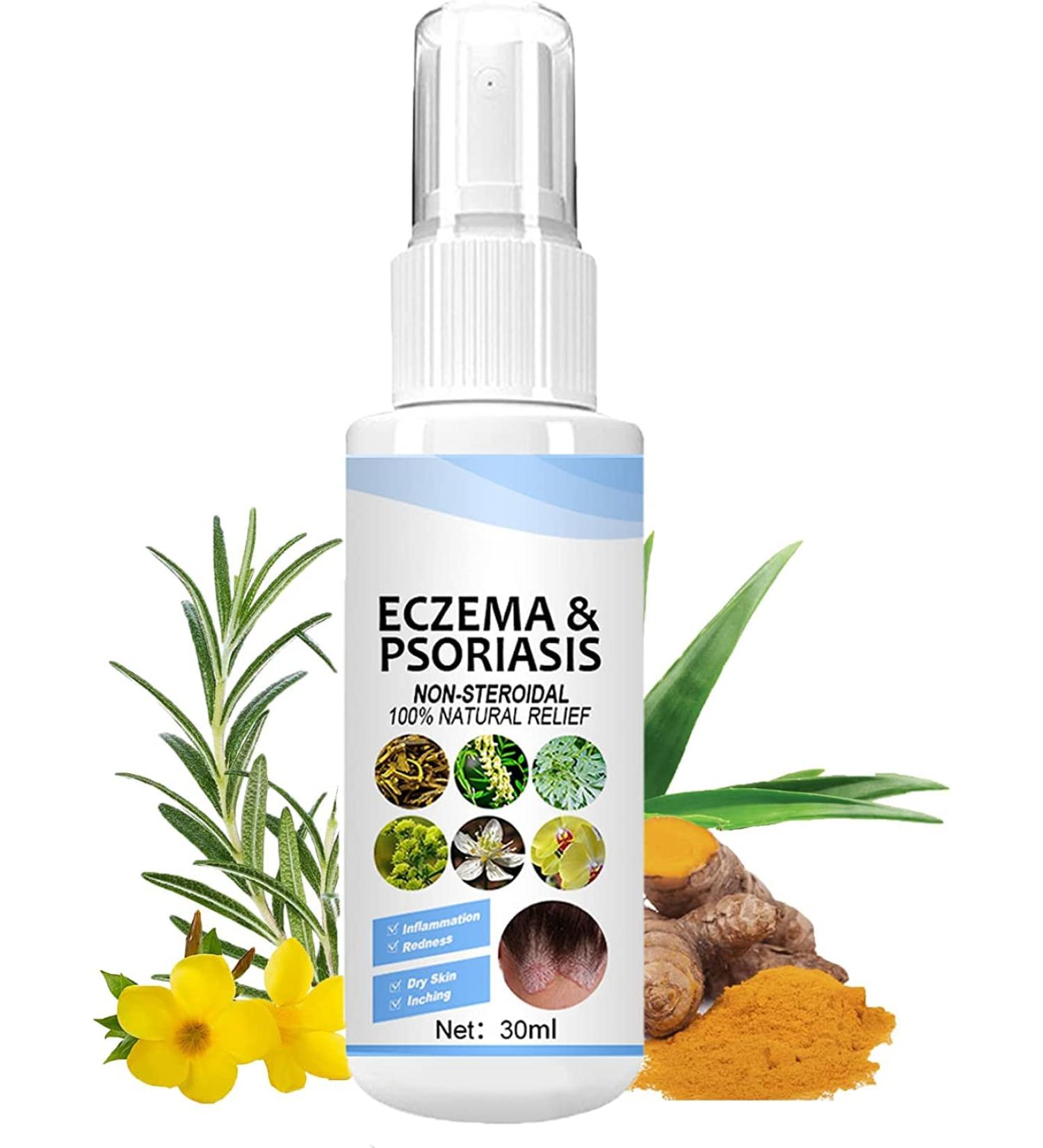 Melllop Brume de soulagement du psoriasis base de plantes brume de soulagement du psoriasis base de plantes hydrate la peau d licate de peau 1 Pi ce. - Buy Online on GoSupps.com