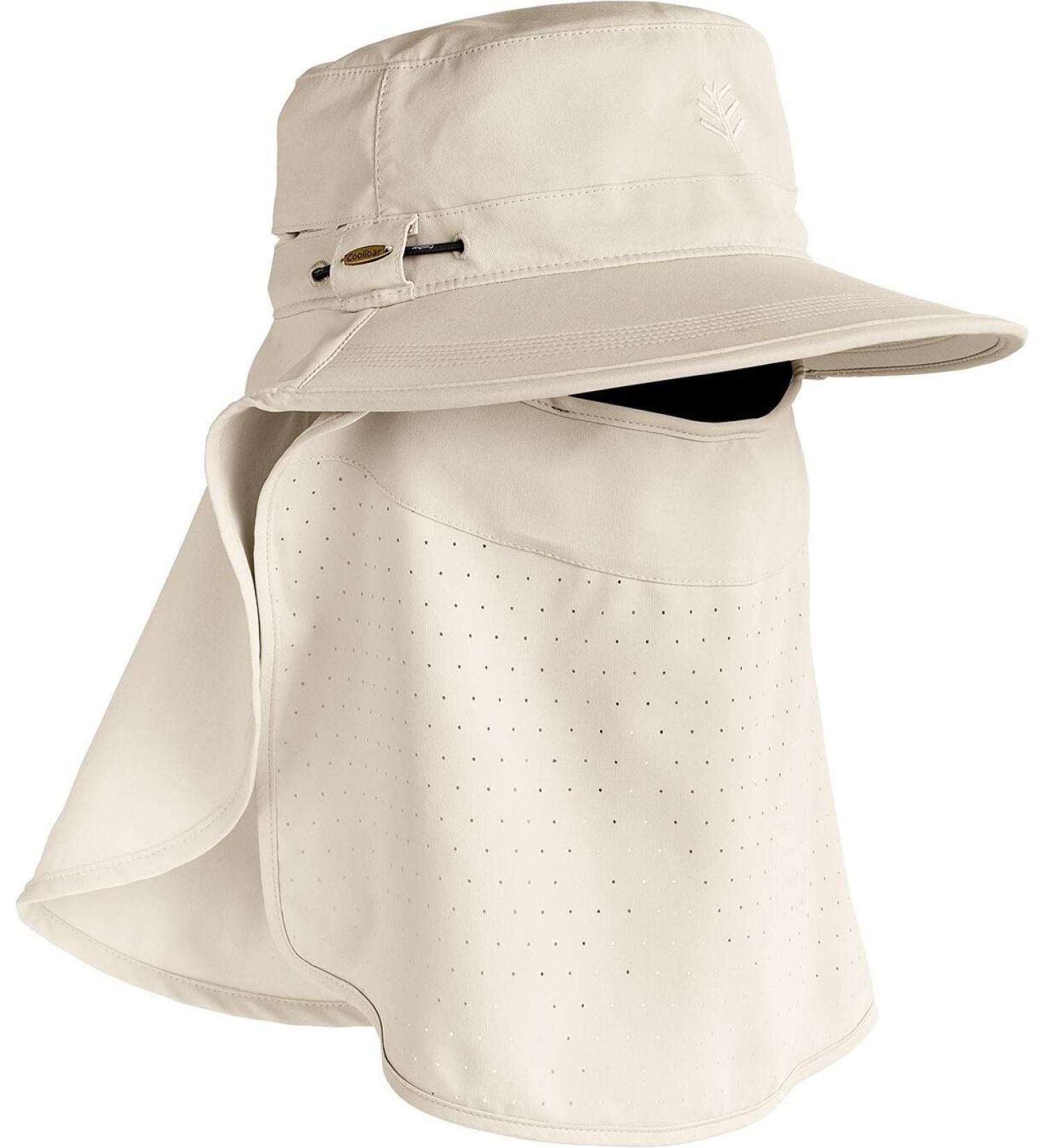 Coolibar Stevie Ultra UV Sun Cap for Kids - Face & Neck Protection - White | Best International Shipping - Buy Online on GoSupps.com