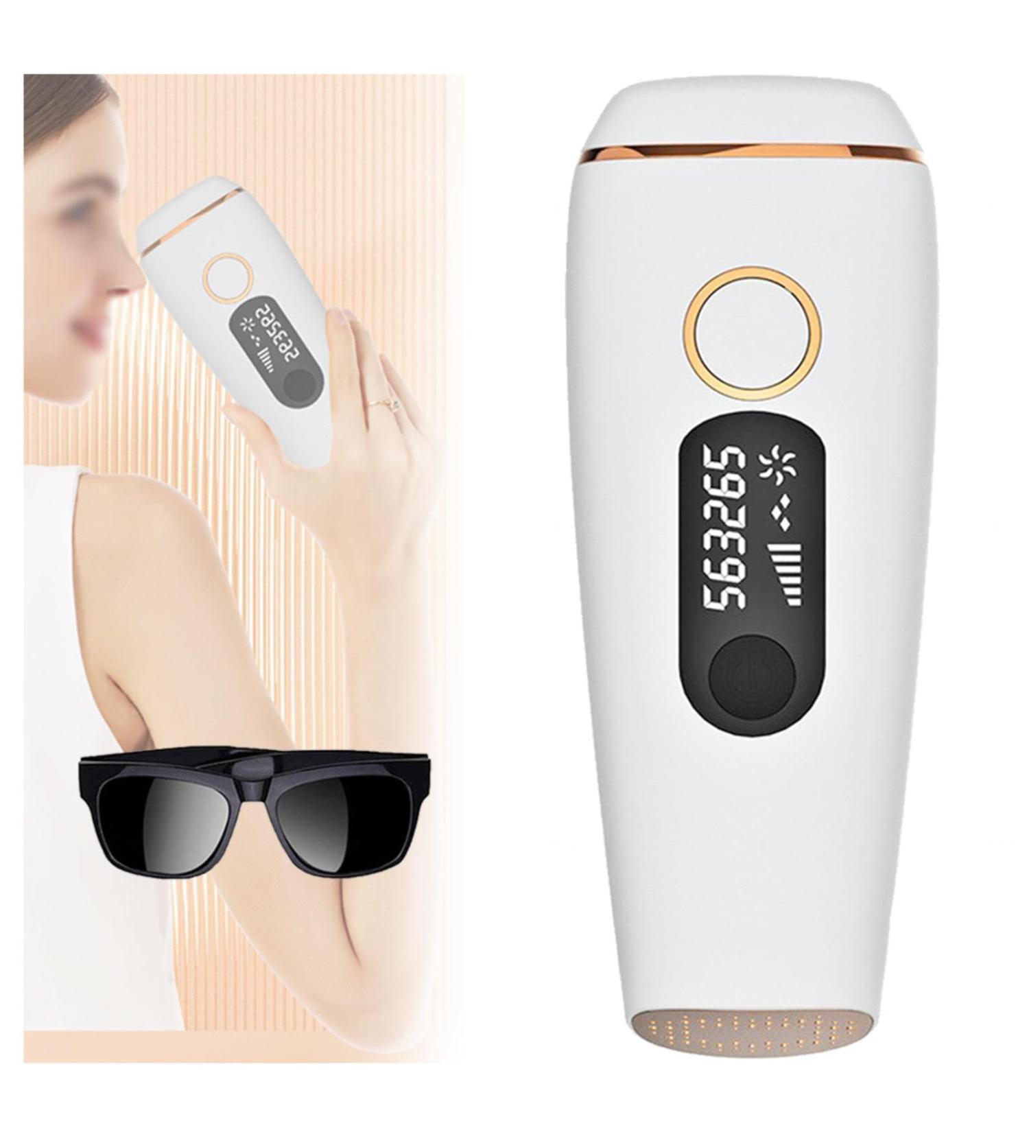 Olaqlld IPL Hair Remover - Full Body Hair Removal Device for Face Legs Armpits & Bikini - Luxy Intense Pulsed Light Depilation - Buy Online on GoSupps.com