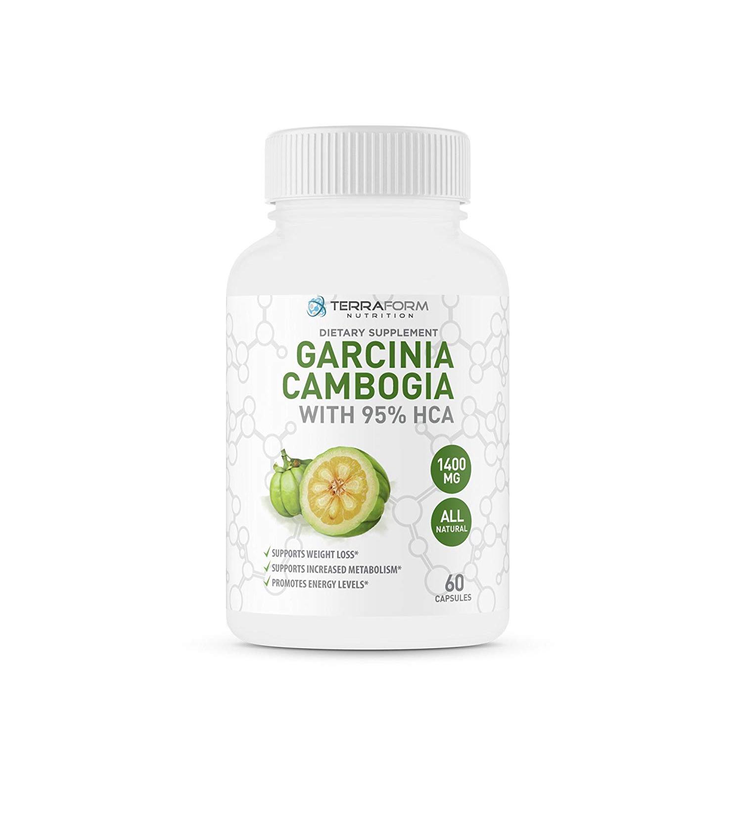 100% Pure Garcinia Cambogia Extract 1400mg | Natural HCA | Fast Weight Loss Support | Appetite Suppressant for Men & Women - 30 Servings - Buy Online on GoSupps.com