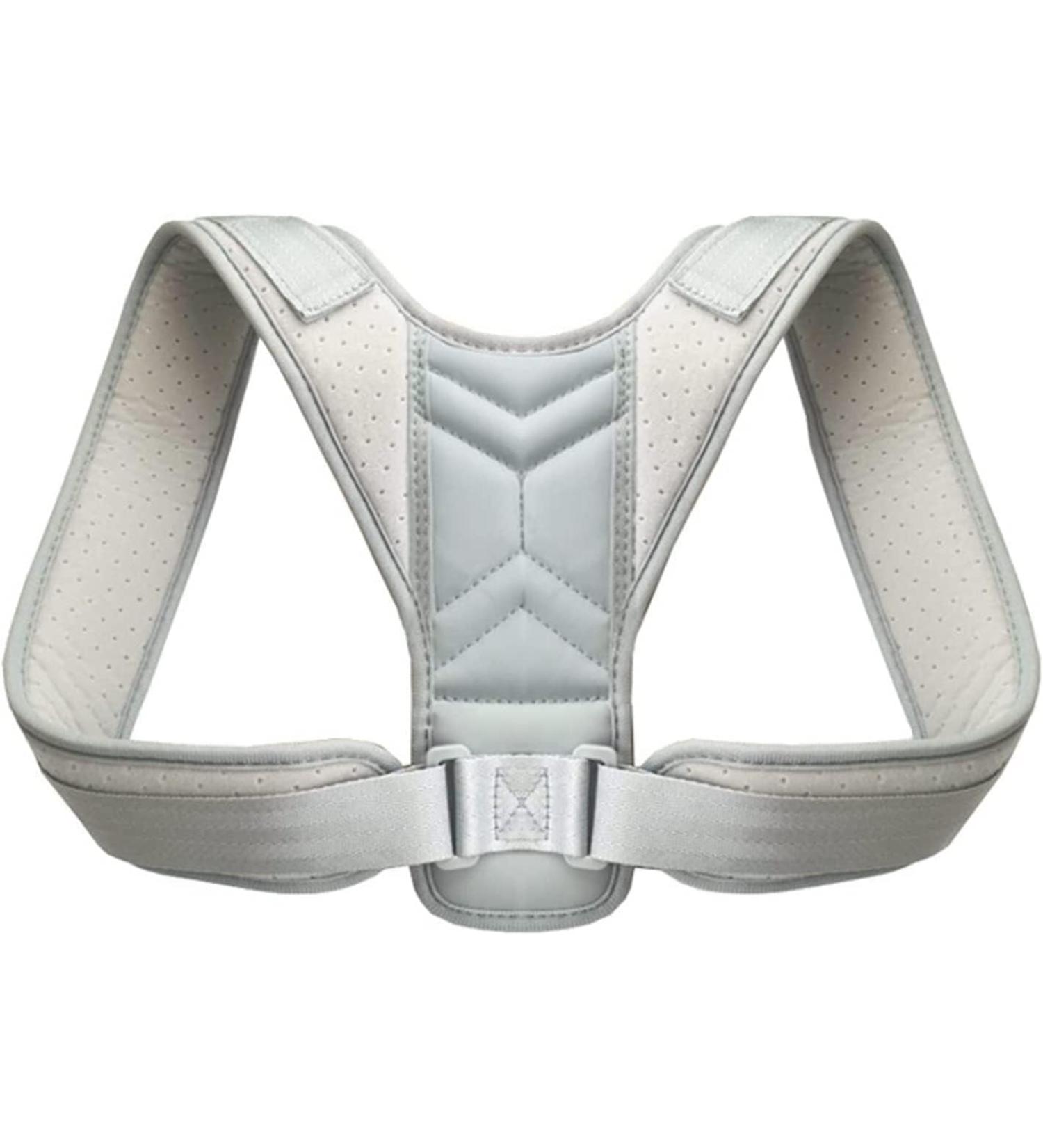 Posture Corrector Adjustable Back Shoulder Posture Corrector Belt Back Support Belt Back Corrector Shoulder Spine Brace Shape Body Anti Jerk Back Posture Light Gray-X-Large Light Gray-X-Large(Light G - Buy Online on GoSupps.com
