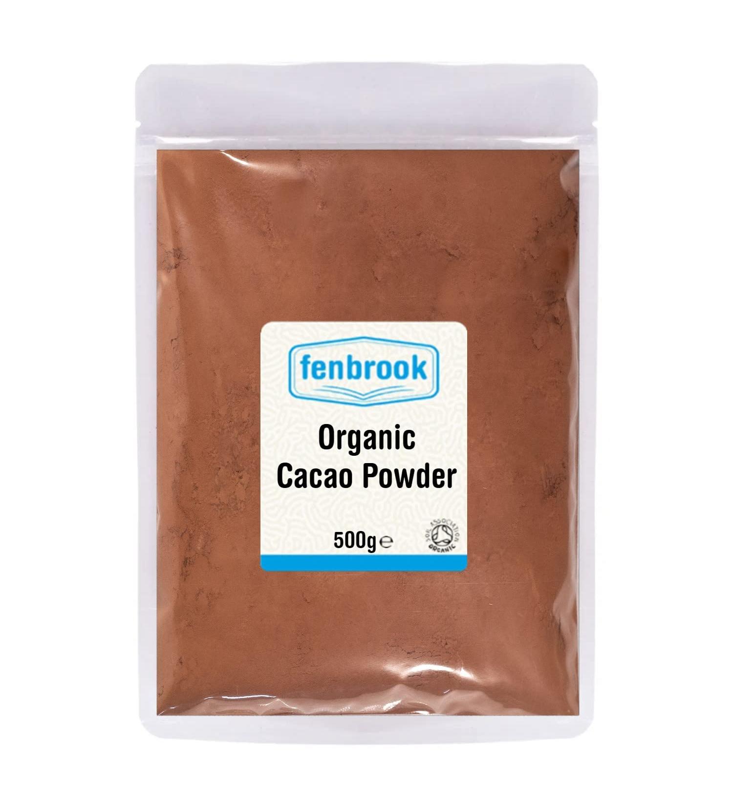 Organic Cacao Powder 500g Certified Organic by Fenbrook Organic - Buy Online on GoSupps.com