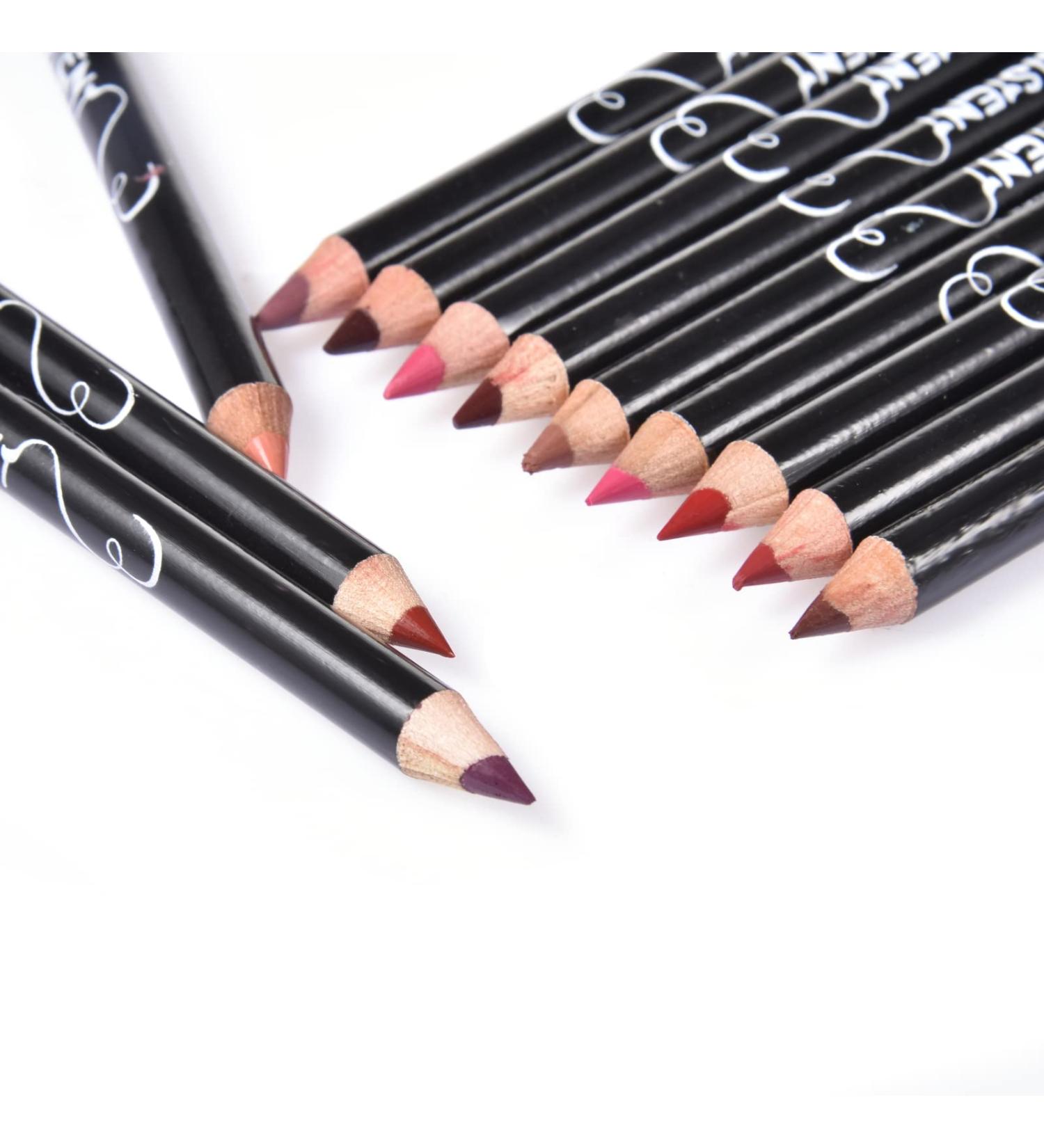 Bexdug 12 Colors Waterproof Lip Liner Set - Long Lasting Fashion Lipstick Palette - Buy Online on GoSupps.com