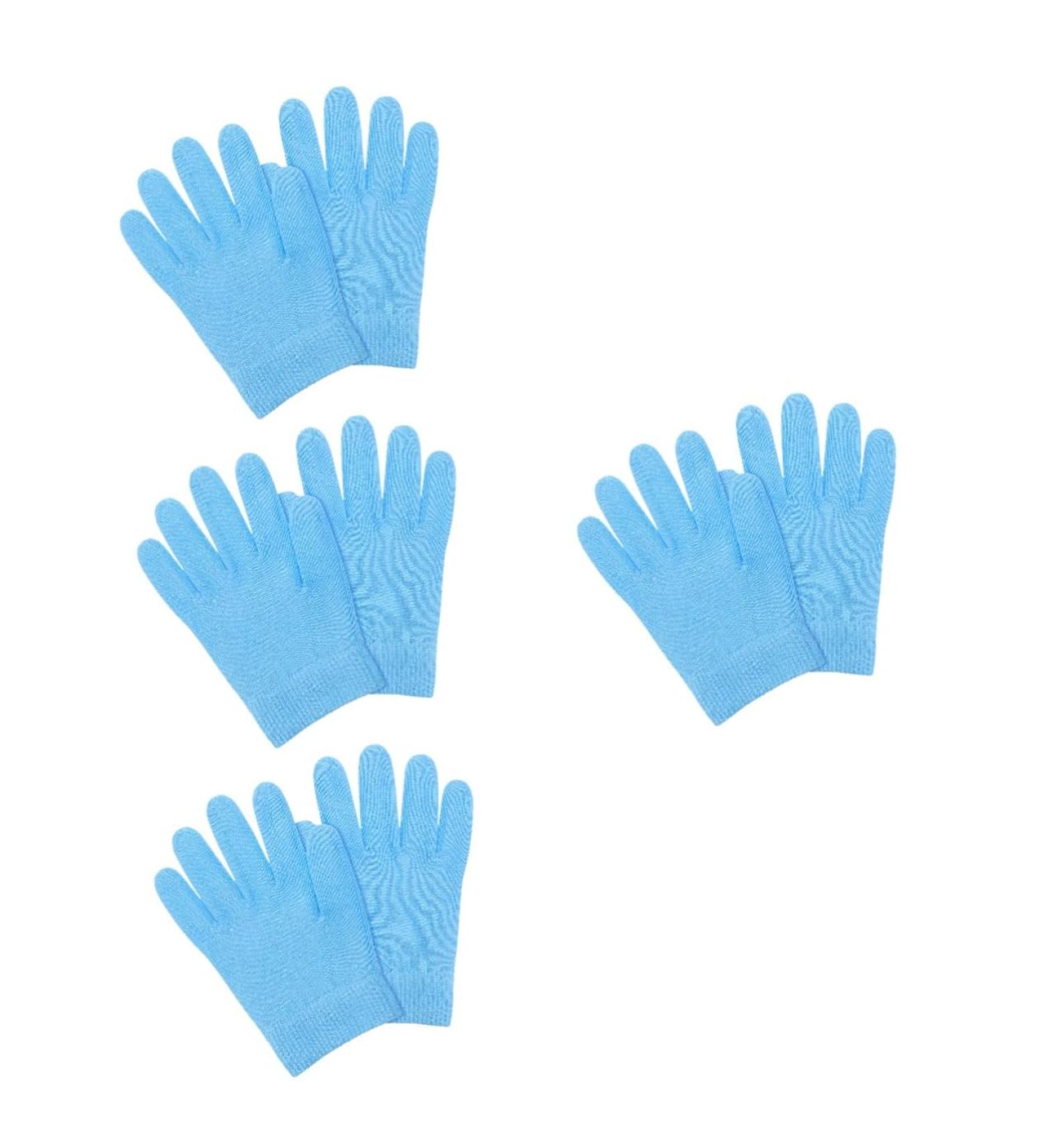 Housoutil 4 Pairs Night Moisturizing Gloves Hand Mask Gloves Overnight Spa Gloves Hand Skin Care Gloves Dry Hands Lotion Salon Accessories Hydrating Lotion Care Supplies Portable Gel - Buy Online on GoSupps.com