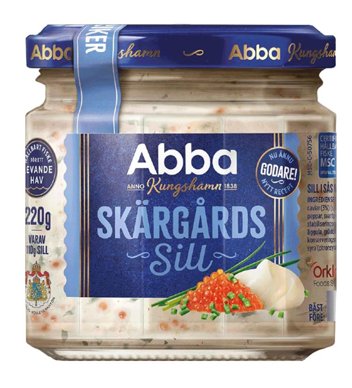 Abba Skargardssill | Traditional Creamy Swedish Herring In Roe | 220g