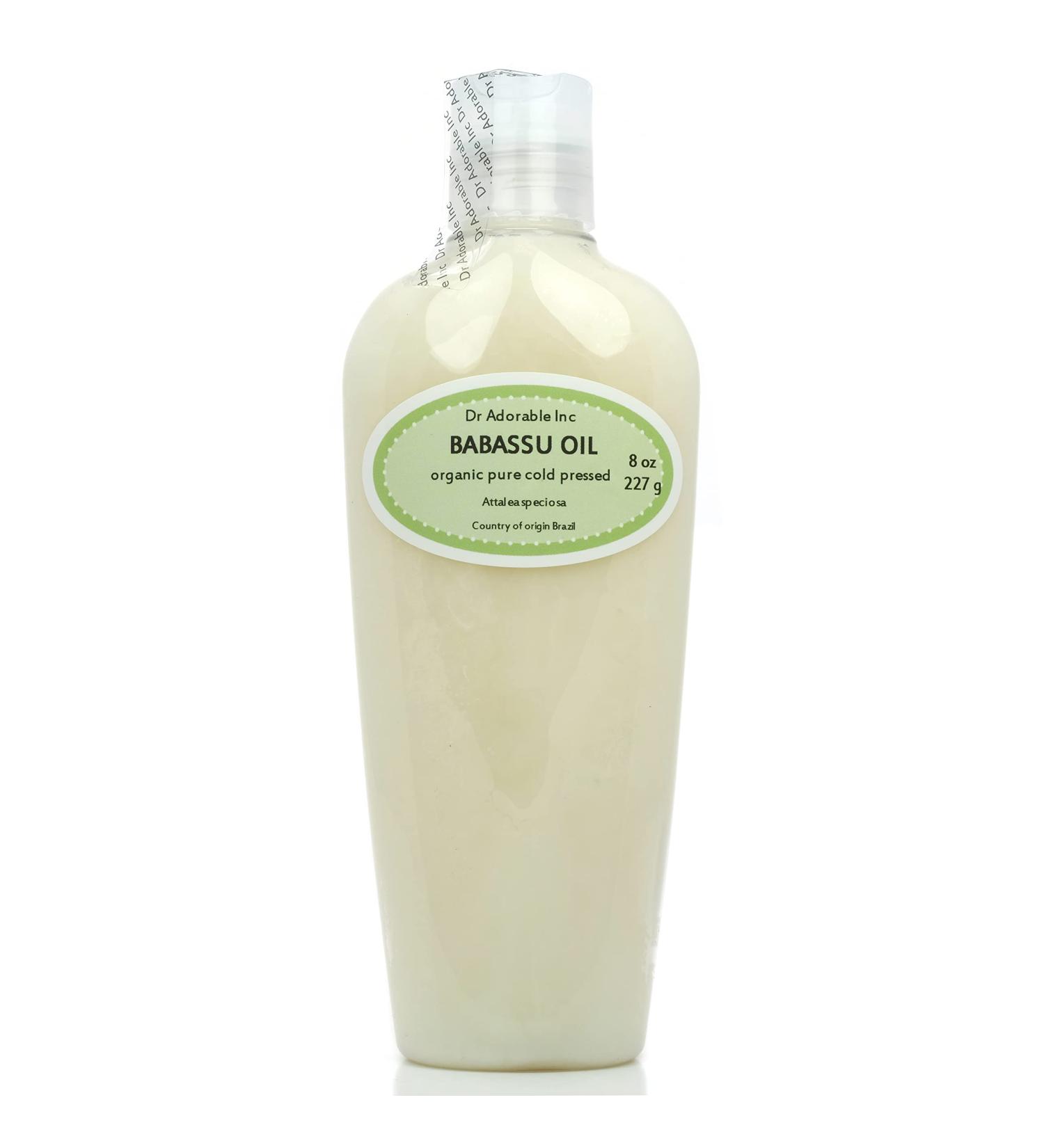 Buy 8 Oz Babassu Oil - 100% Pure Organic Cold Pressed for Skin & Hair Moisturizing | International Shipping Available - Buy Online on GoSupps.com