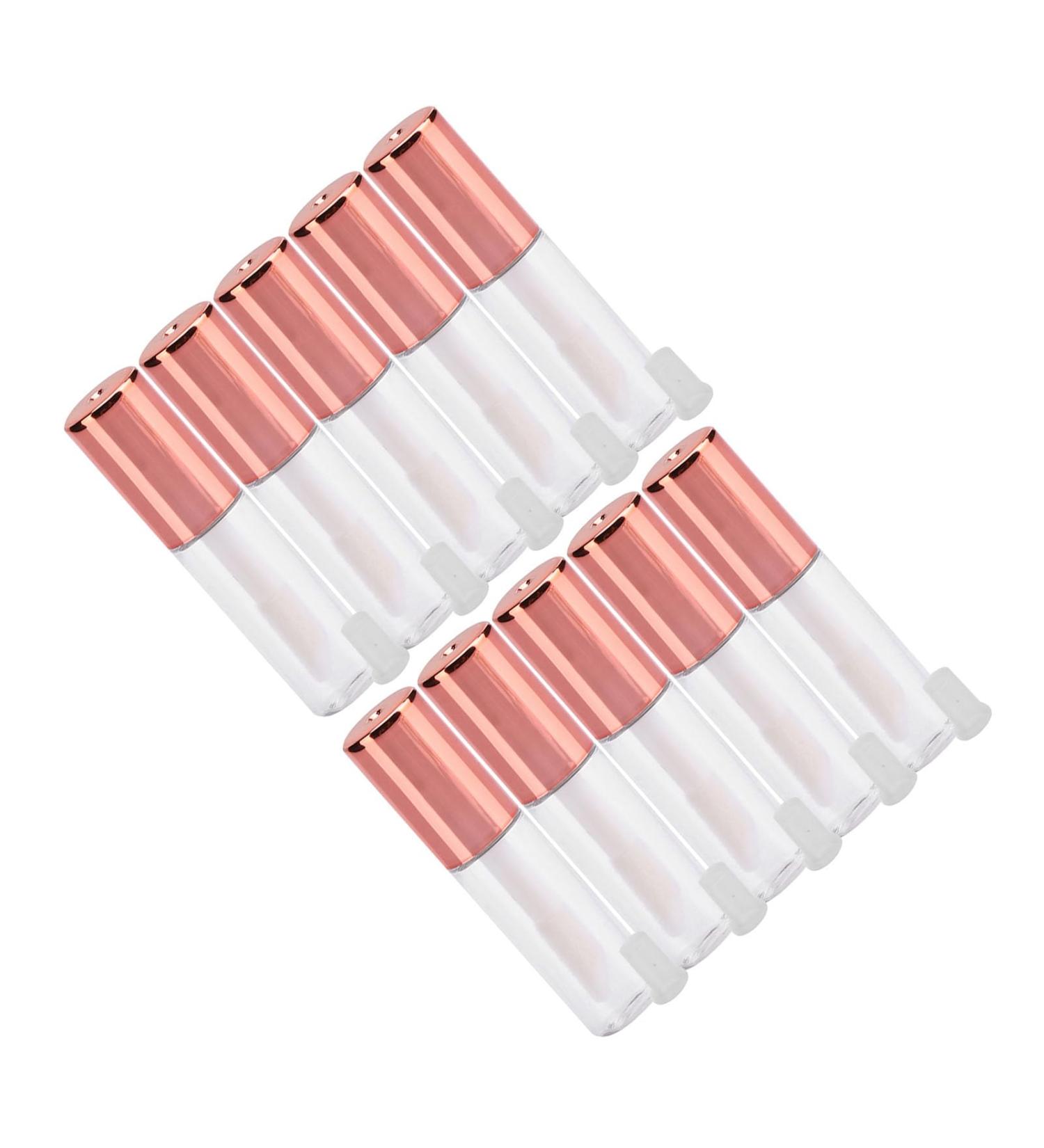 Buy Pongnas Stylish Advanced 10pcs Lip Gloss Tubes - 1.2ml Refillable DIY Lipstick Bottle Set for Home & Travel - International Shipping Available - Buy Online on GoSupps.com
