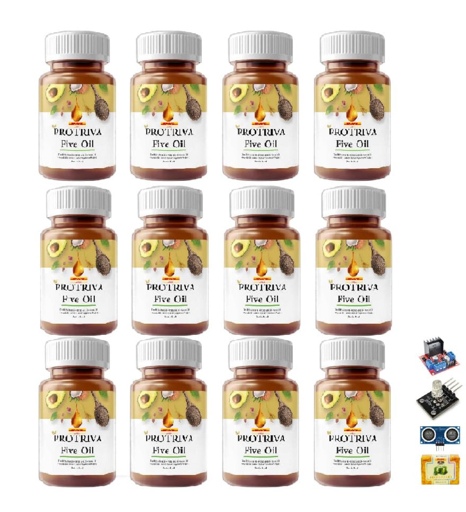 Buy 30 Capsules Avocado Oil Protriva Five Oil - Innovative Moisture Nourish Skincare Set from Germany | Free Tomato Facial Mask with Purchase - Thaigiftshop - Buy Online on GoSupps.com