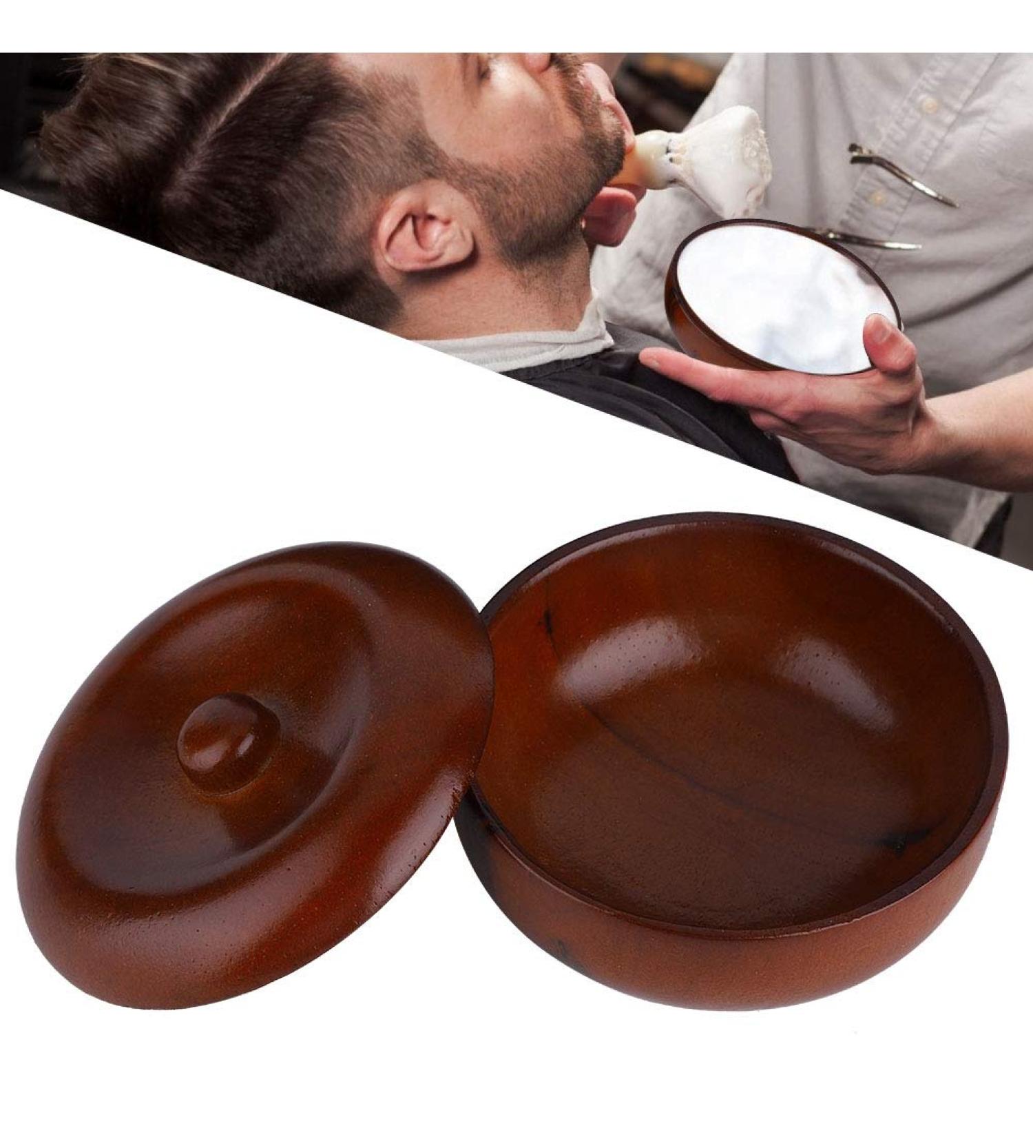 Premium Shaving Soap Peel & Beard Set - Complete Grooming Toolkit for Men | Foaming Shell & Rubber Wood Bowl - Buy Online on GoSupps.com